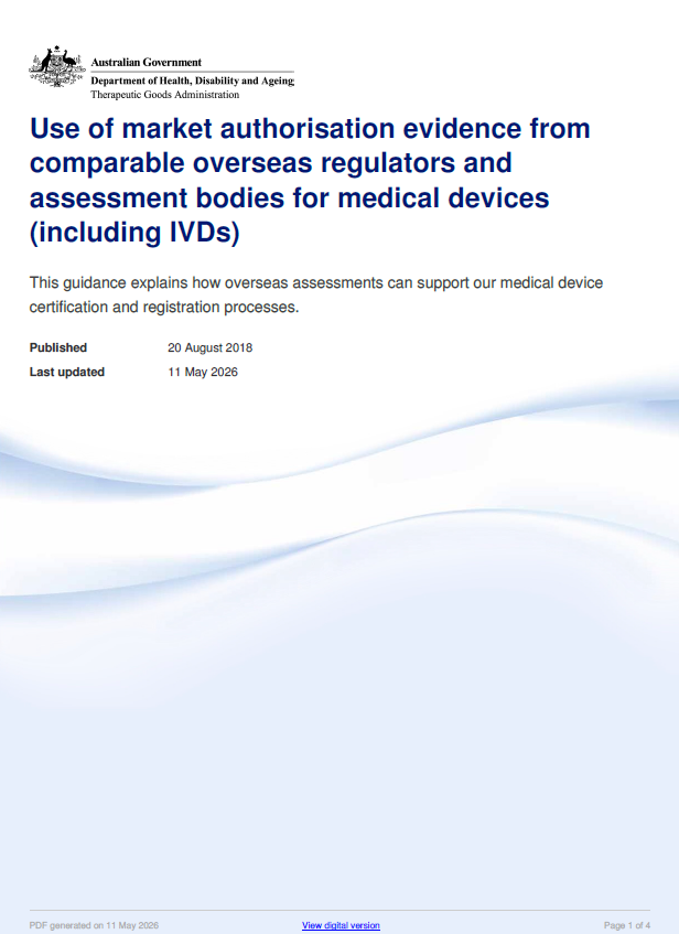 TGA Expands Recognition of UK Approved Bodies for Medical Devices and IVDs