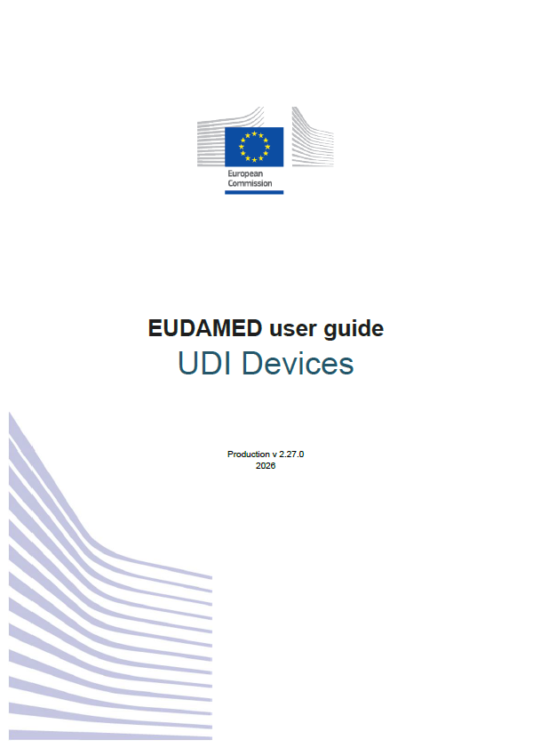 European Commission Publishes Updated EUDAMED UDI Devices User Guide