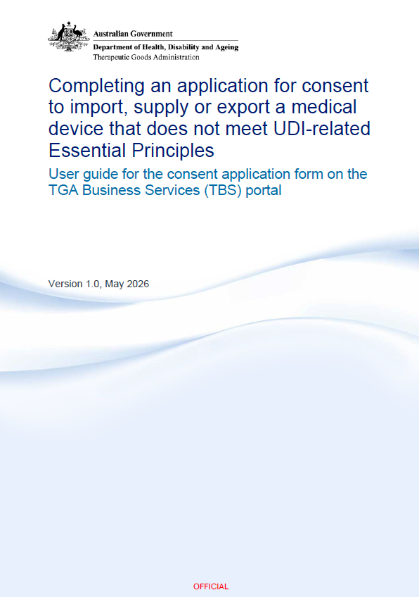 TGA Introduces Streamlined UDI Consent-to-Supply Pathway for Non-Compliant Medical Devices