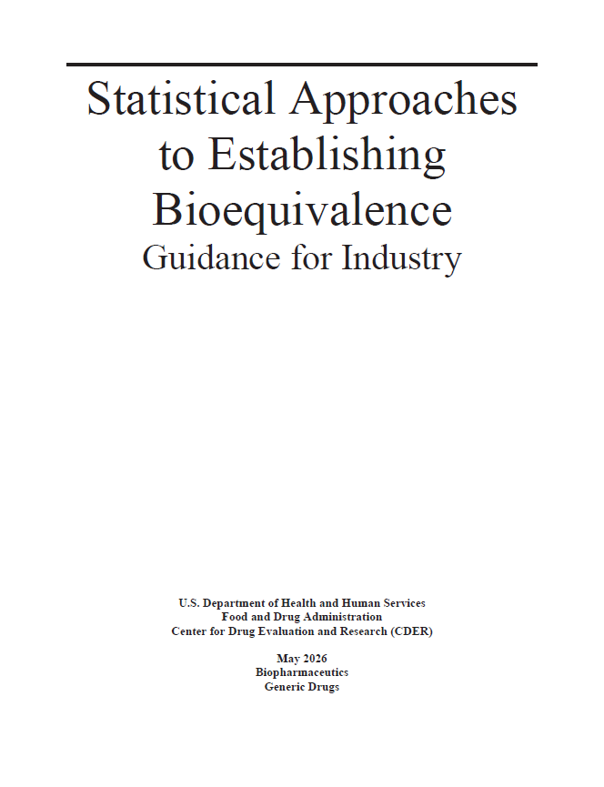 FDA Replaces 25-Year-Old Bioequivalence Statistical Guidance with Major Update