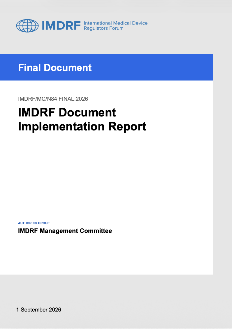 IMDRF Publishes 2026 Document Implementation Report