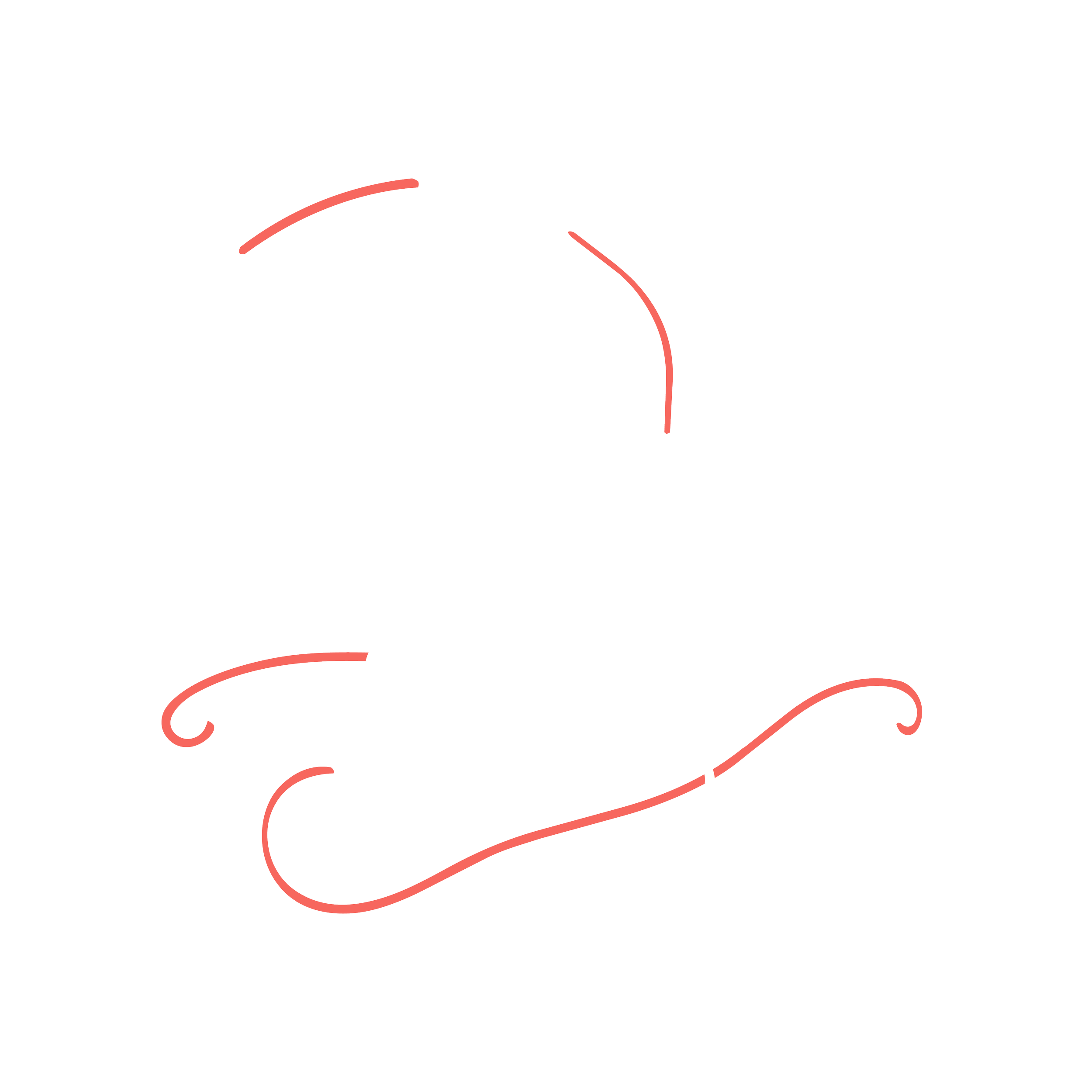 Minimalist line illustration of a globe, people, a sprouting plant, and digital media symbols, representing the societal and environmental impact of technology and AI.