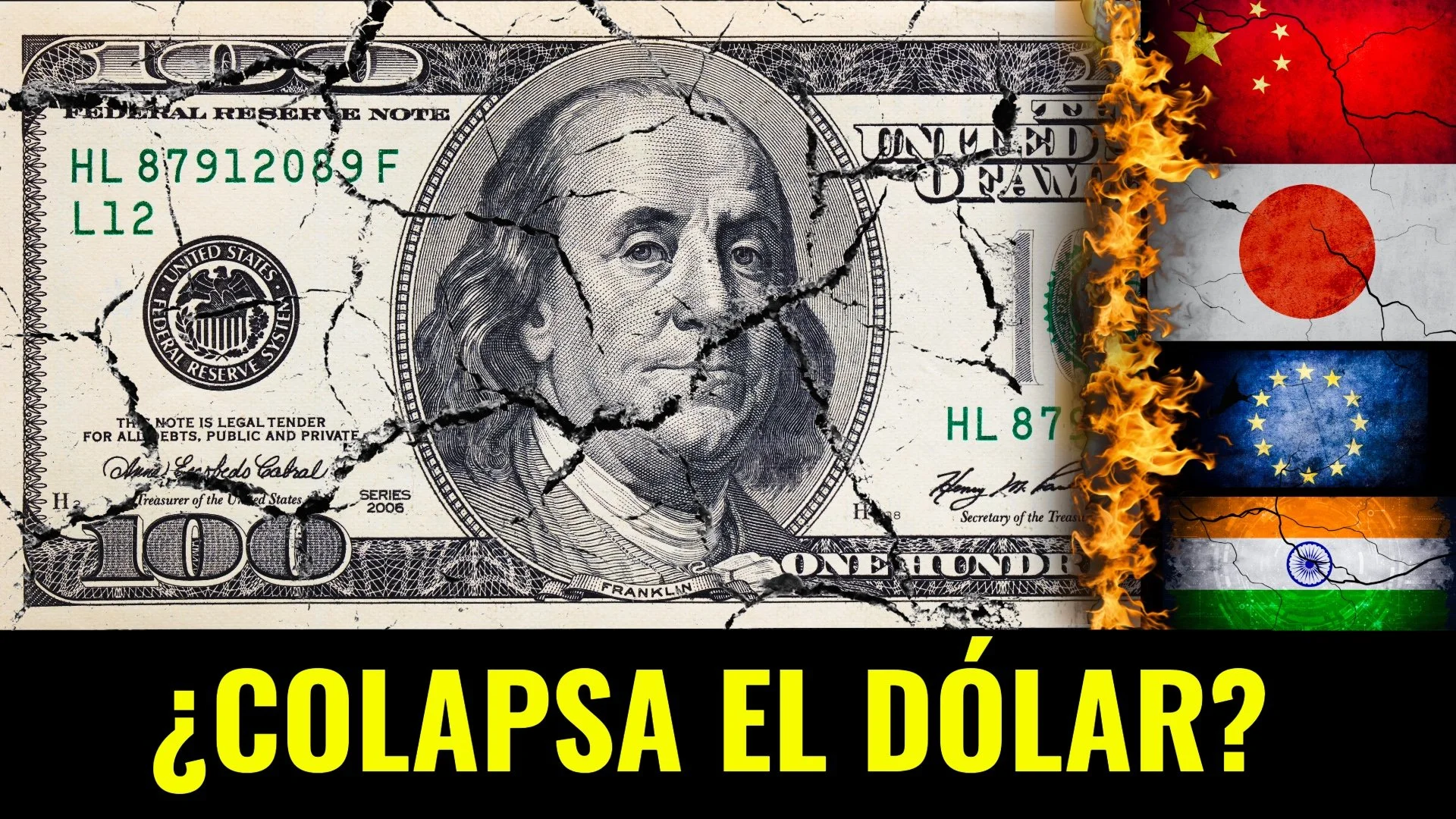 Si el Dólar Colapsa: Los Países que Serían Más Golpeados