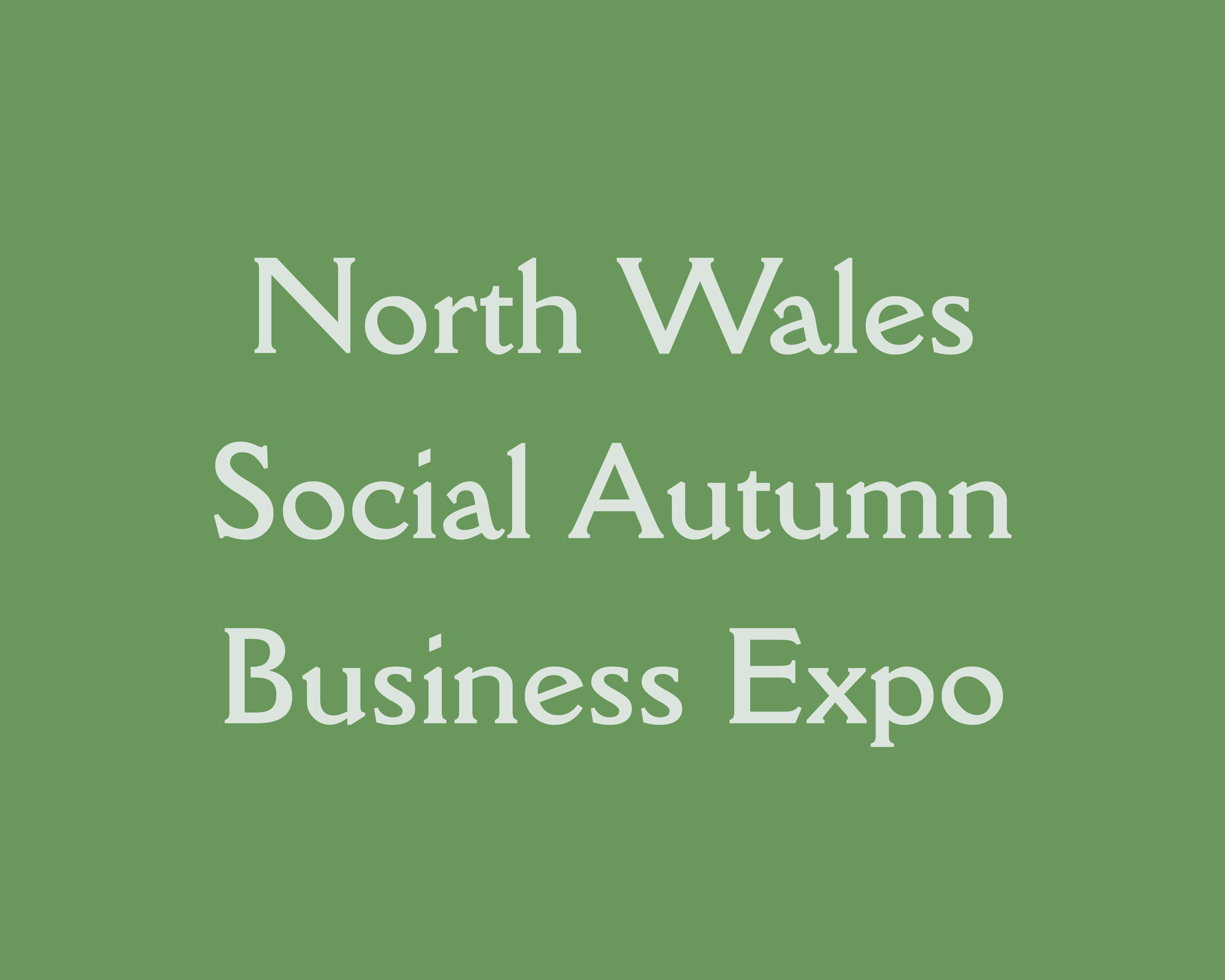 North Wales Social Autumn Business Expo