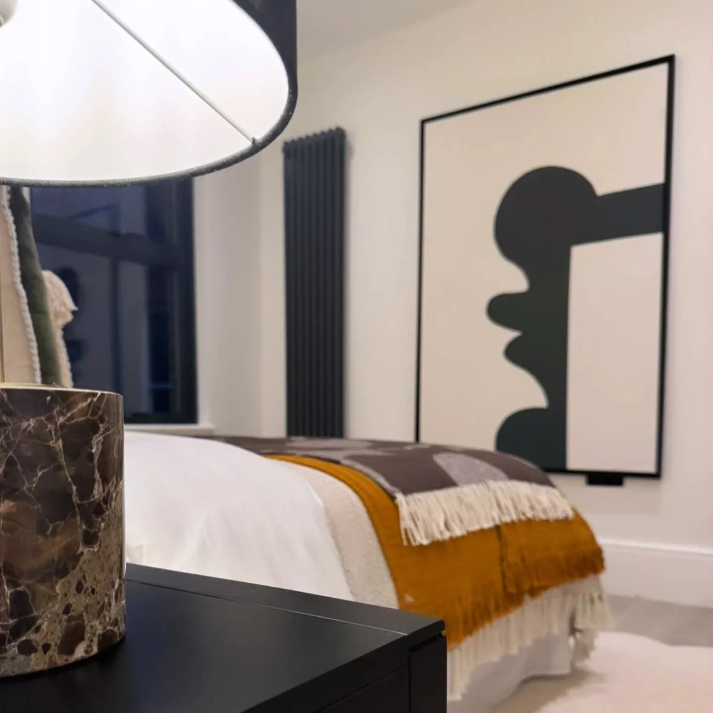 Here's a cosy glimpse of the bedroom mood from our project in Shepards Bush! 
#homestaginglondon 
#londonpropertyforsale 
#londonhomestyling 
#londonhomestaging 
#propertystaginglondon