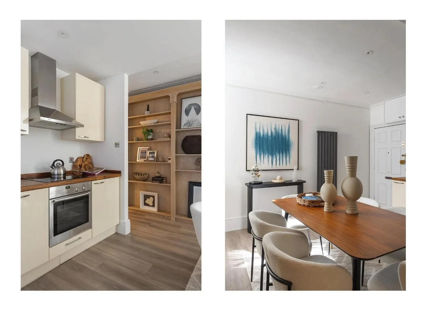 Staging the kitchen and dining area in this charming 2-bed flat in Covent Garden makes the space feel even more inviting and cosy. 
#homestaginglondon 
#londonpropertystaging 
#londonhomestaging 
#coventgardenproperty 
#primepropertieslondon