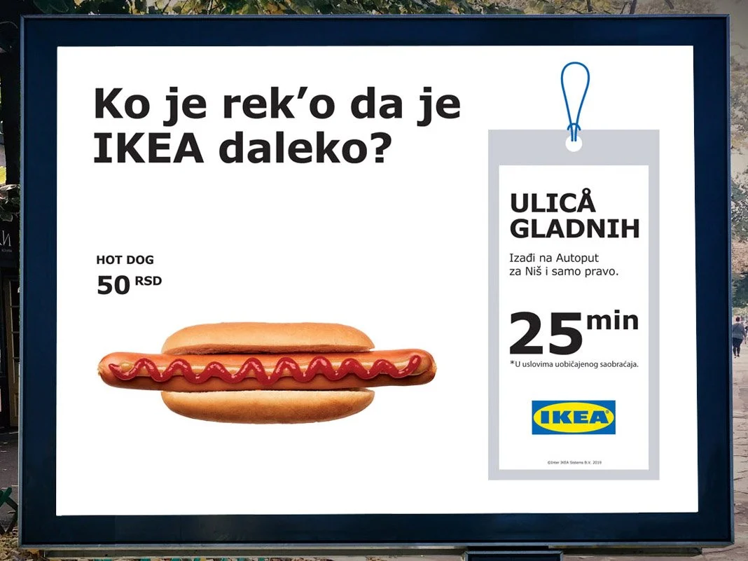 WHO SAID IKEA IS FAR AWAY?