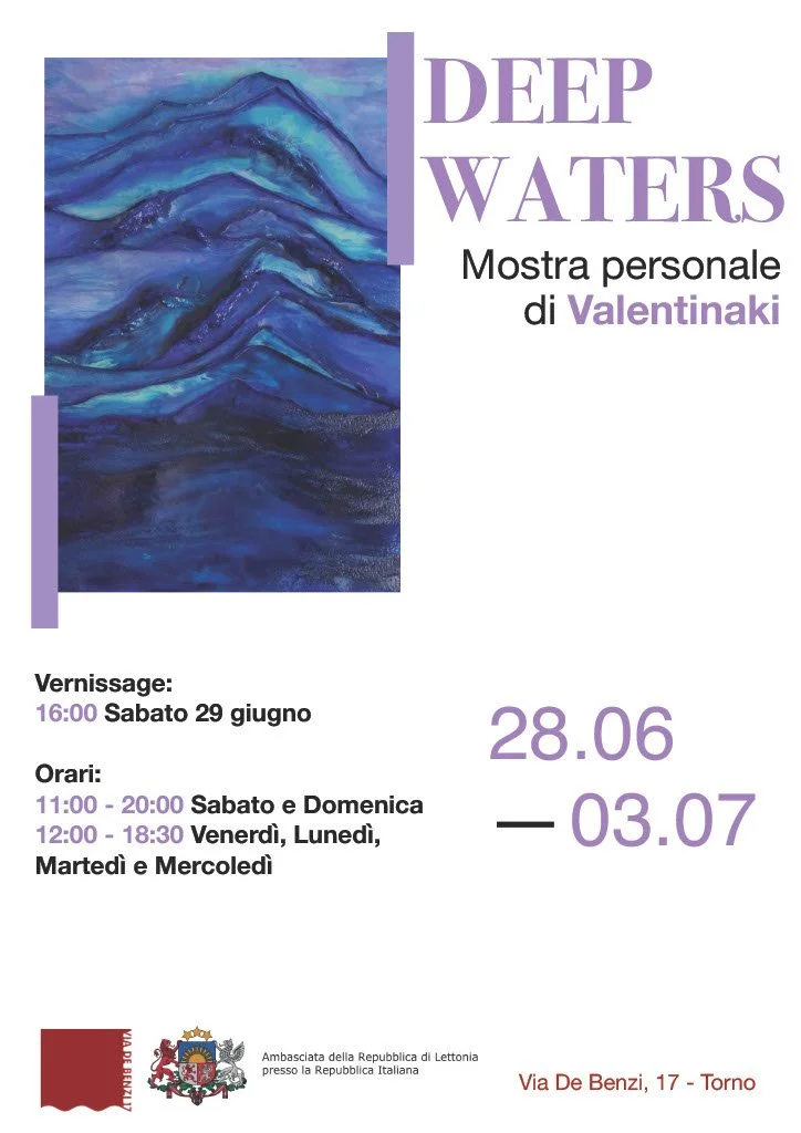 Valentinaki.
Un viaggio emotivo attraverso la profondità dell'elemento acqua.