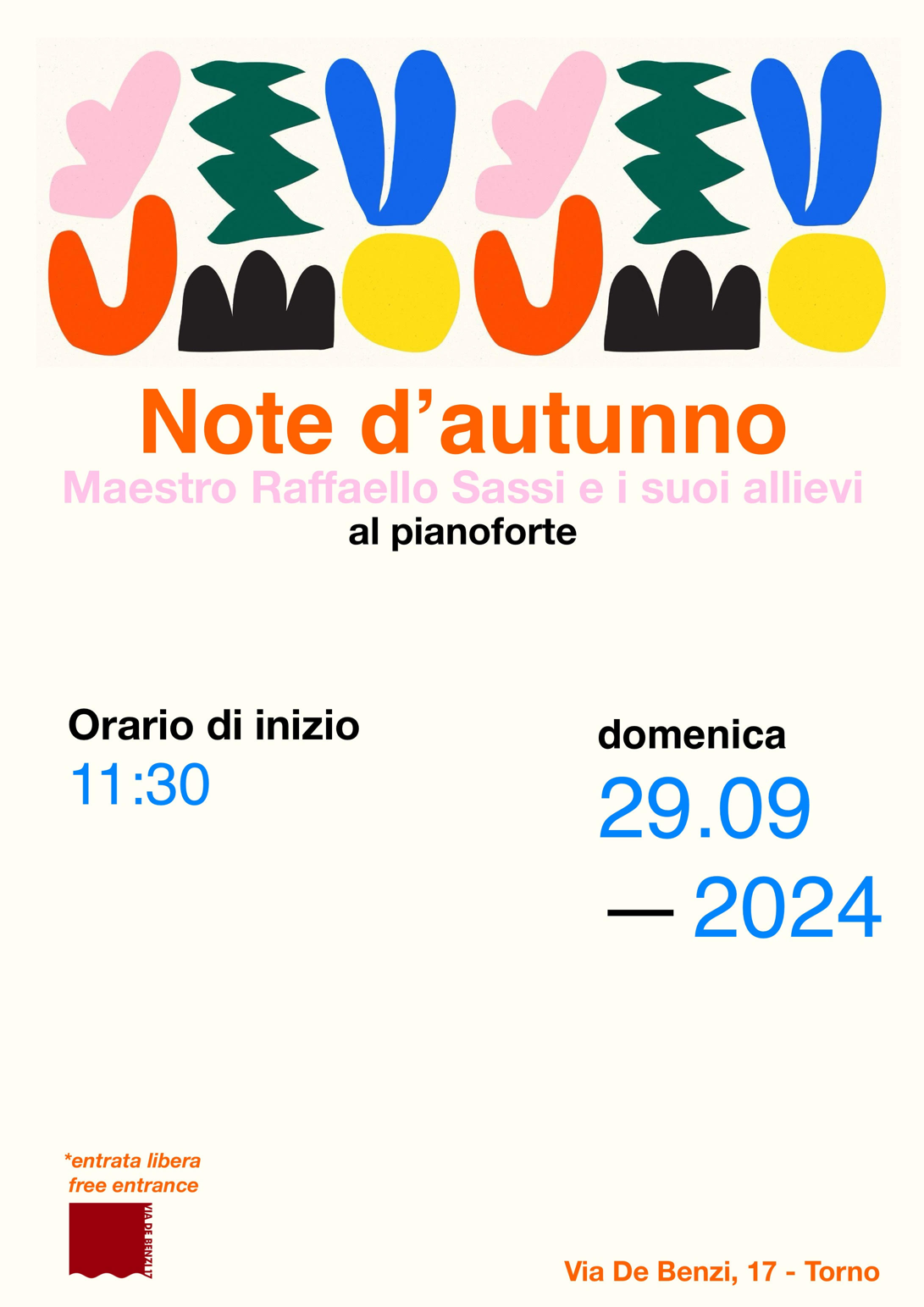 Note d'autunno con il maestro Raffaello Sassi al pianoforte.