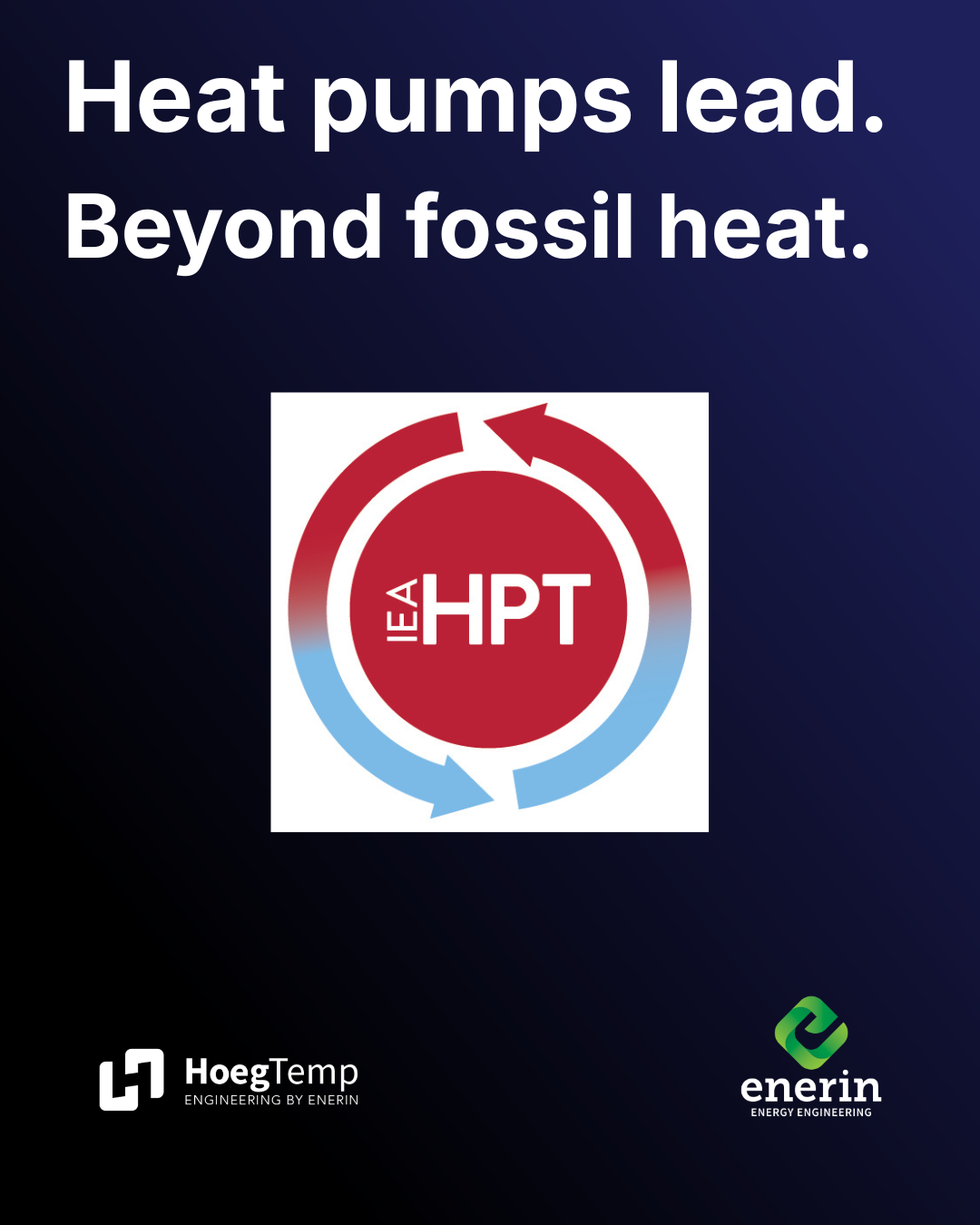 Enerin at 15th IEA Heat Pump Conference: Industrial heat pumps move centre of Europe’s energy security