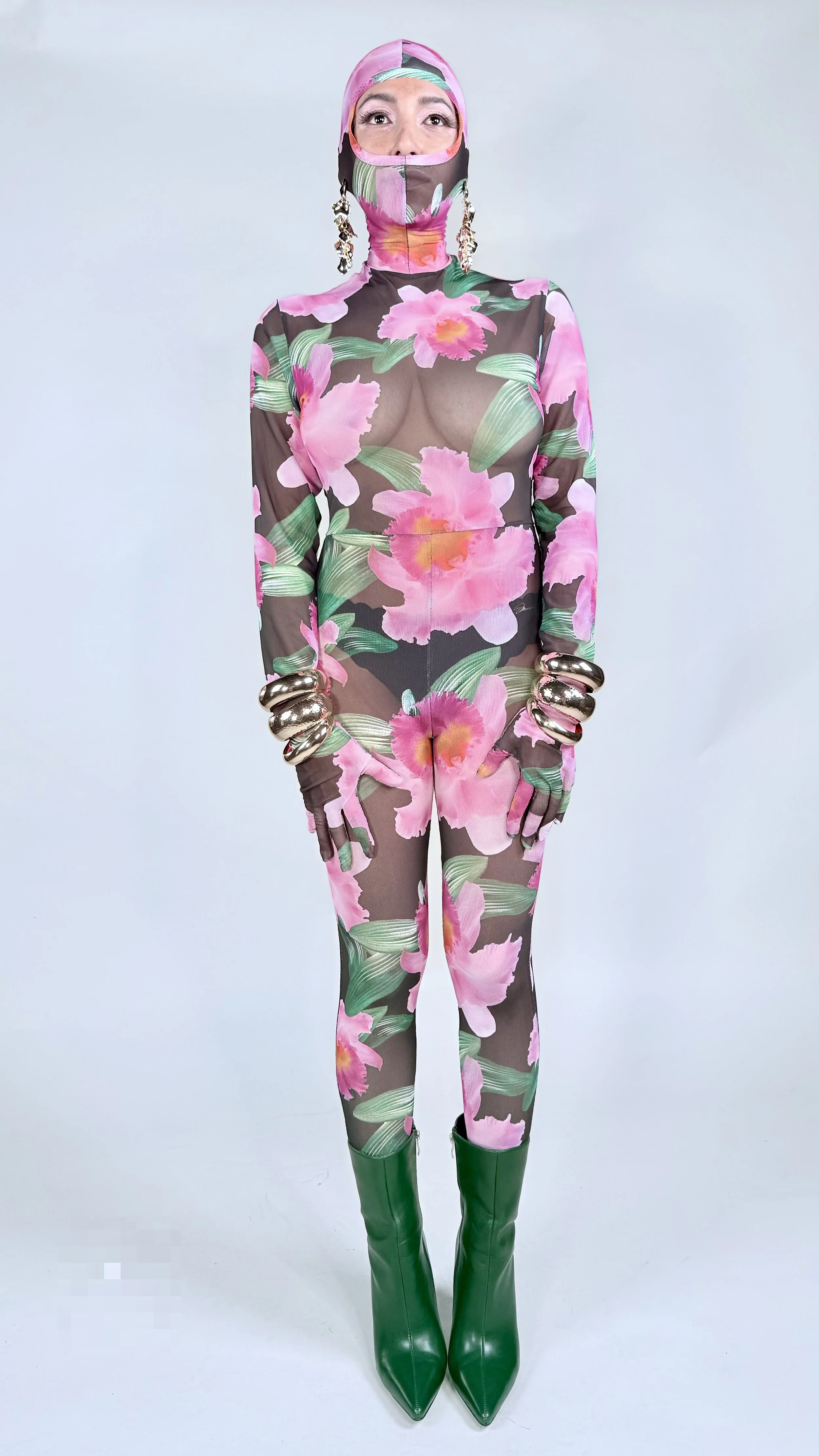 Floral Fusion Bodysuit Set