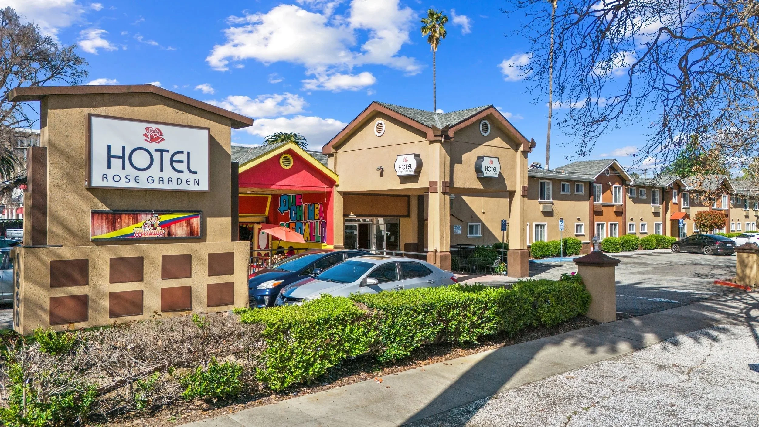 San Jose Rose Garden & Hotel — Hospitality & Exterior Brand Capture