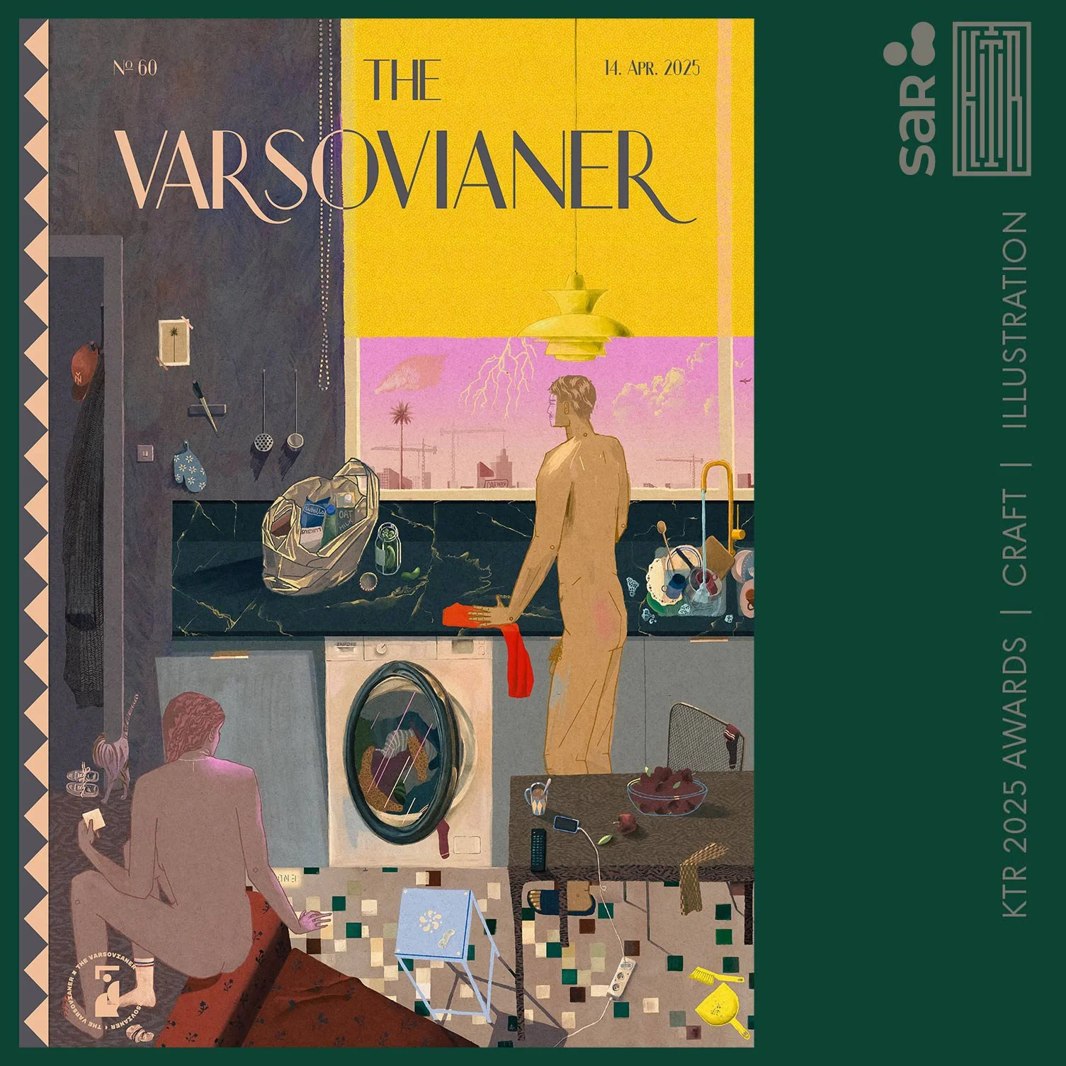 Cover illustration, The Varsovianer no. 60