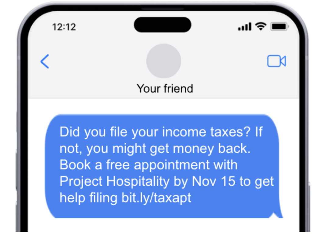 Final text we recommended for a future peer-to-peer messaging experiment