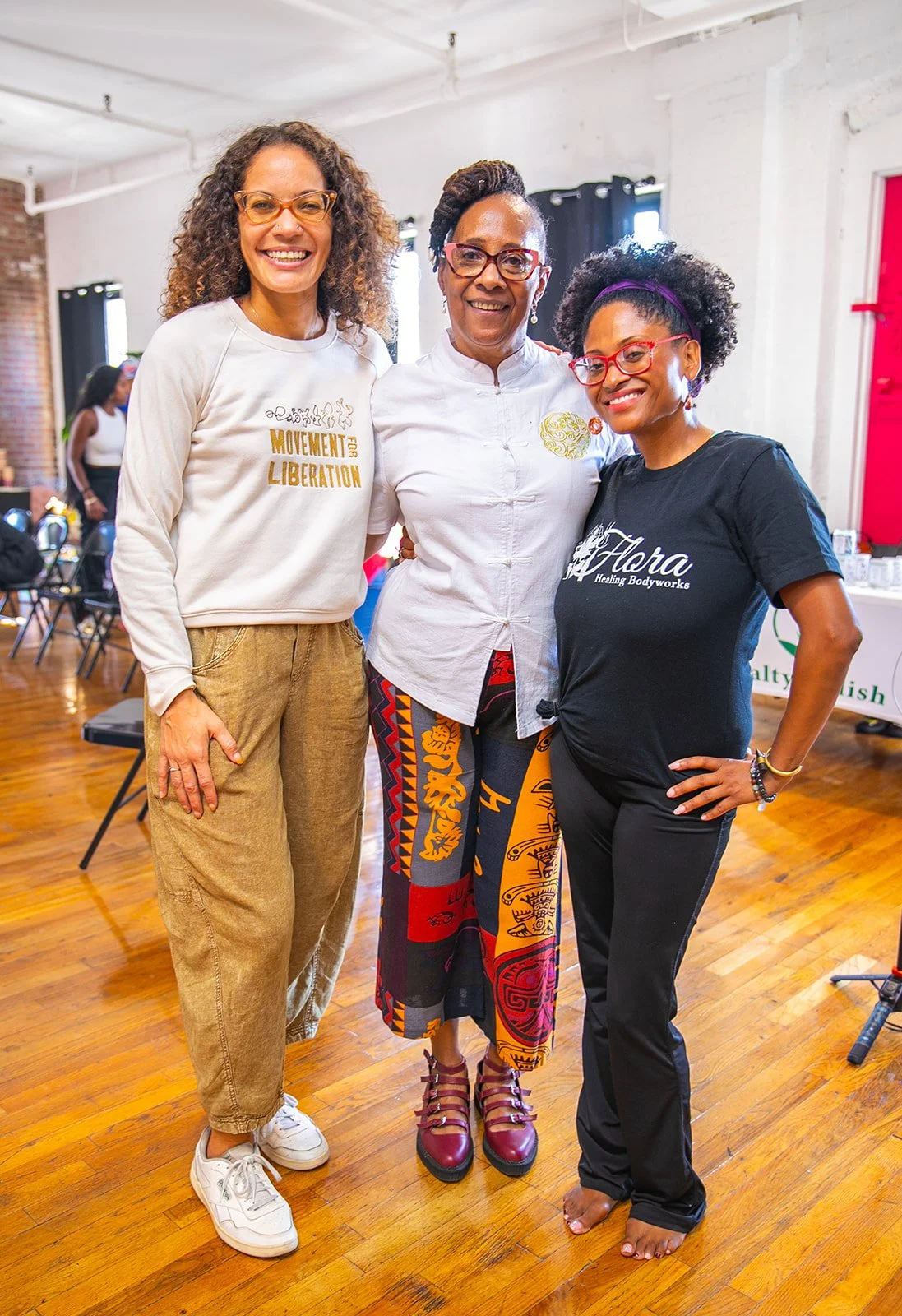 Our Facilitators L to R: Dana, Stephanie and Dr Flora