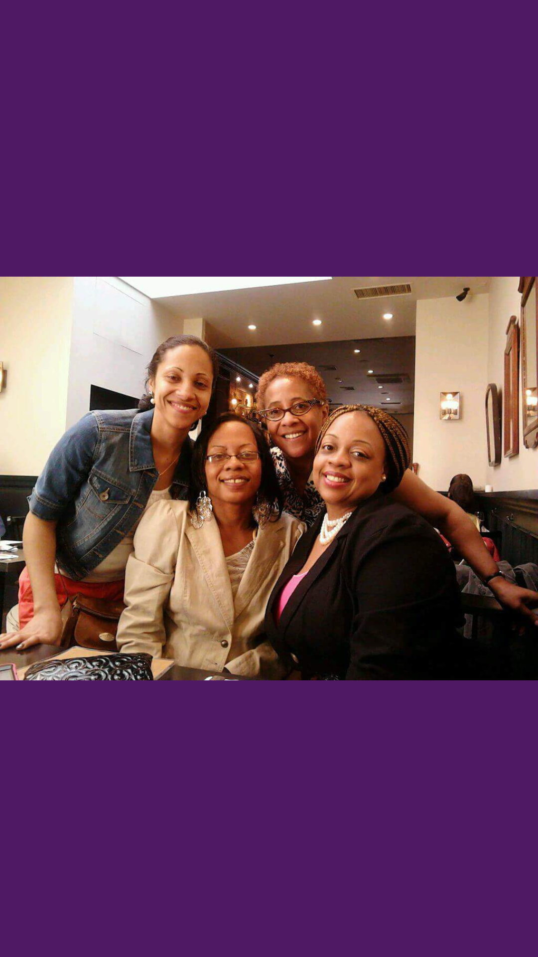The Whole Squad! L to R Khaliyah. Tanjanika, Stephanie and Naire;