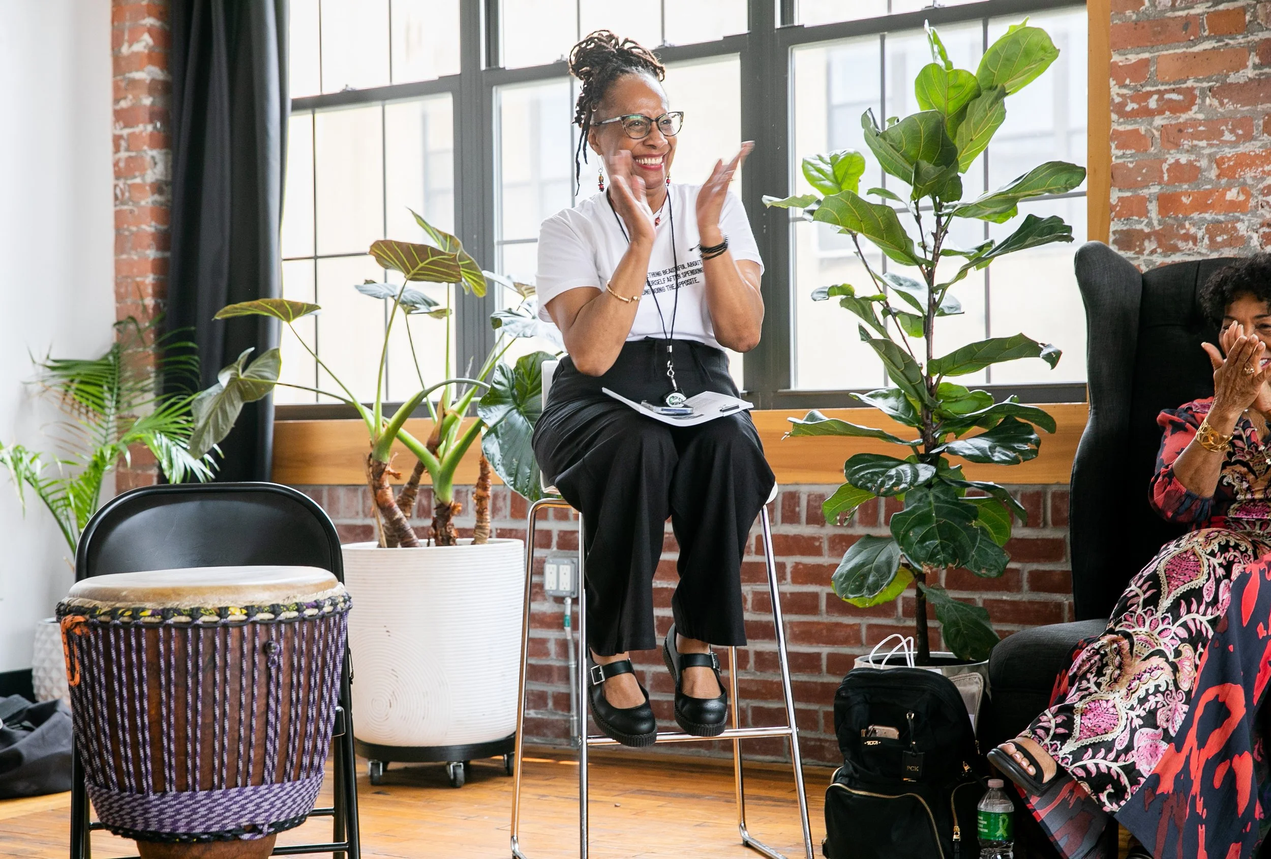 Stephanie leading our workshop Intensive