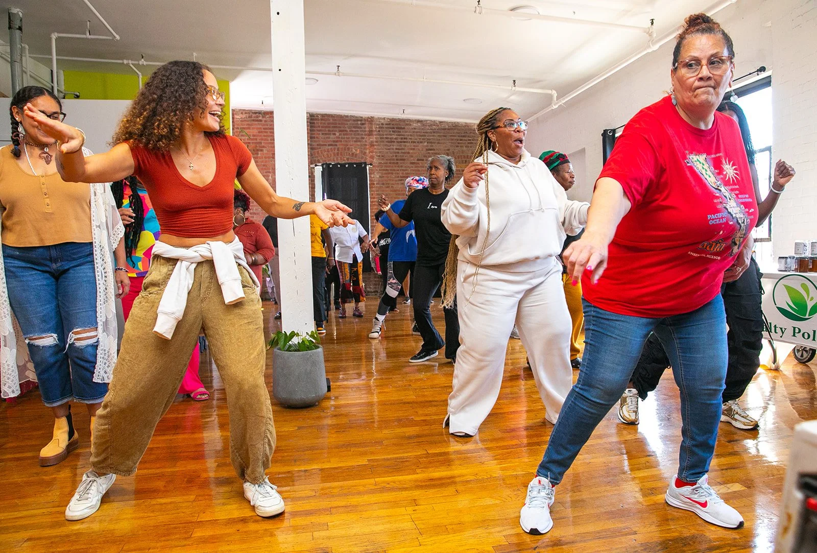 Dana Leading our Somatic Therapy Session