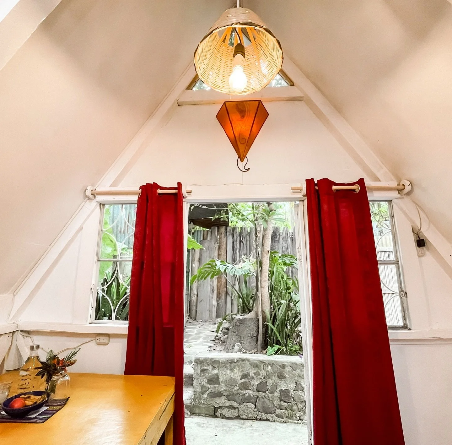 Experience the charm of our beautiful Private Cabins, nestled in lush gardens that invite tranquility and natural light. Each cabin offers access to a fully equipped shared kitchen, clean bathrooms with hot water, and a dedicated movement/yoga deck. 