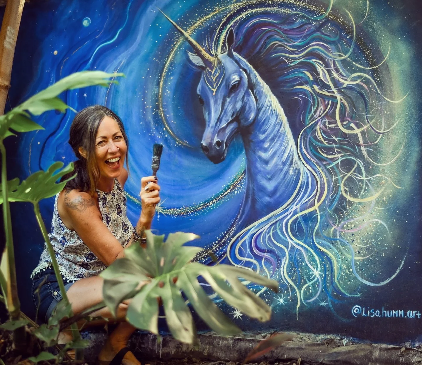 ✨🦄 A Universe at Our Doorstep 🦄✨

When you walk into Unicorn Reborn, the very first thing that greets you is now pure magic&hellip;

Thanks to the incredible talent of Lisa, our entrance has been transformed into a cosmic unicorn mural &mdash; a ga