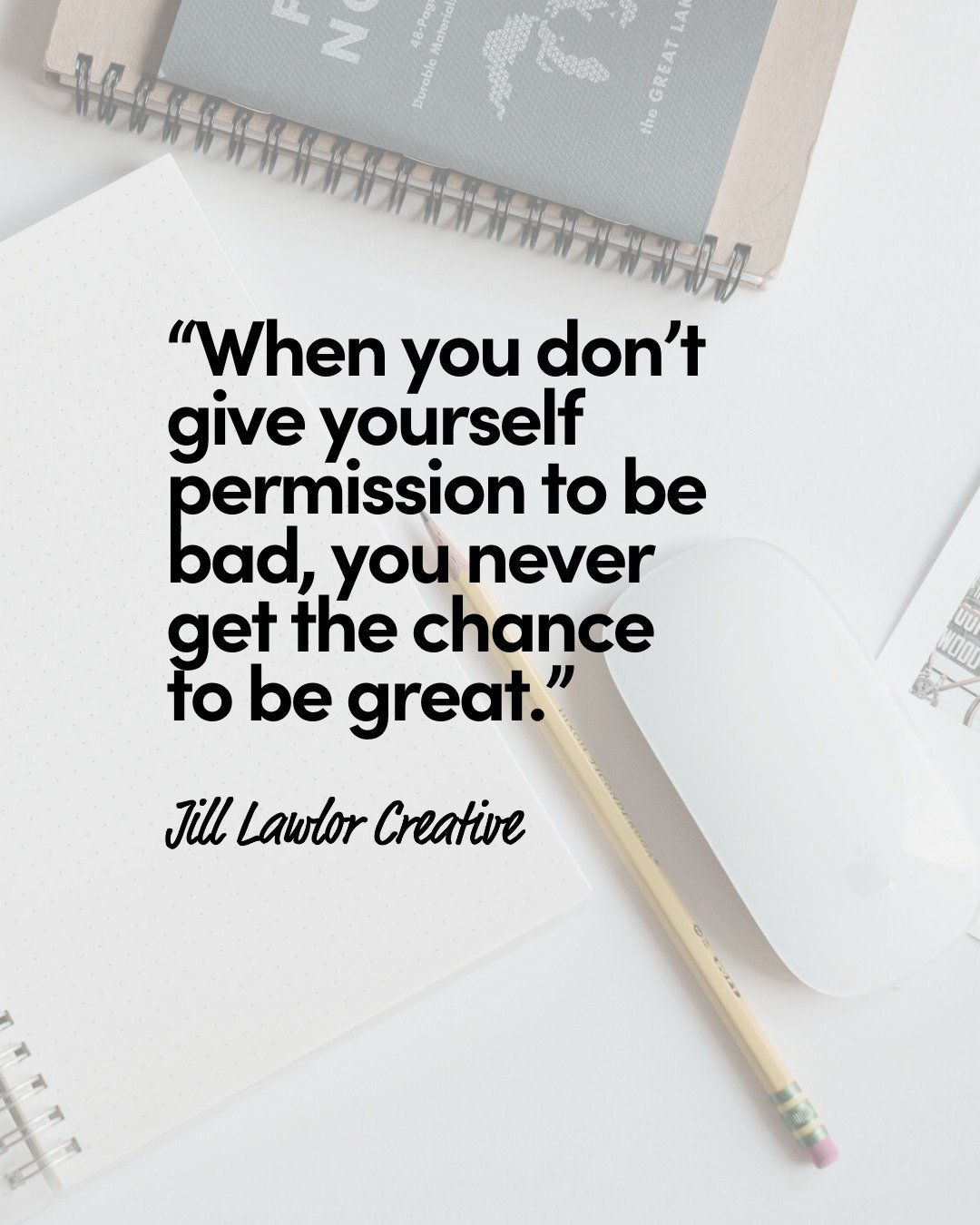 One of the fastest ways to stop an idea in its tracks?

Start worrying about what people will think before you&rsquo;ve given it any room to develop.

Comparison. Perfectionism. That quiet inner critic.

They don&rsquo;t just affect the final result 