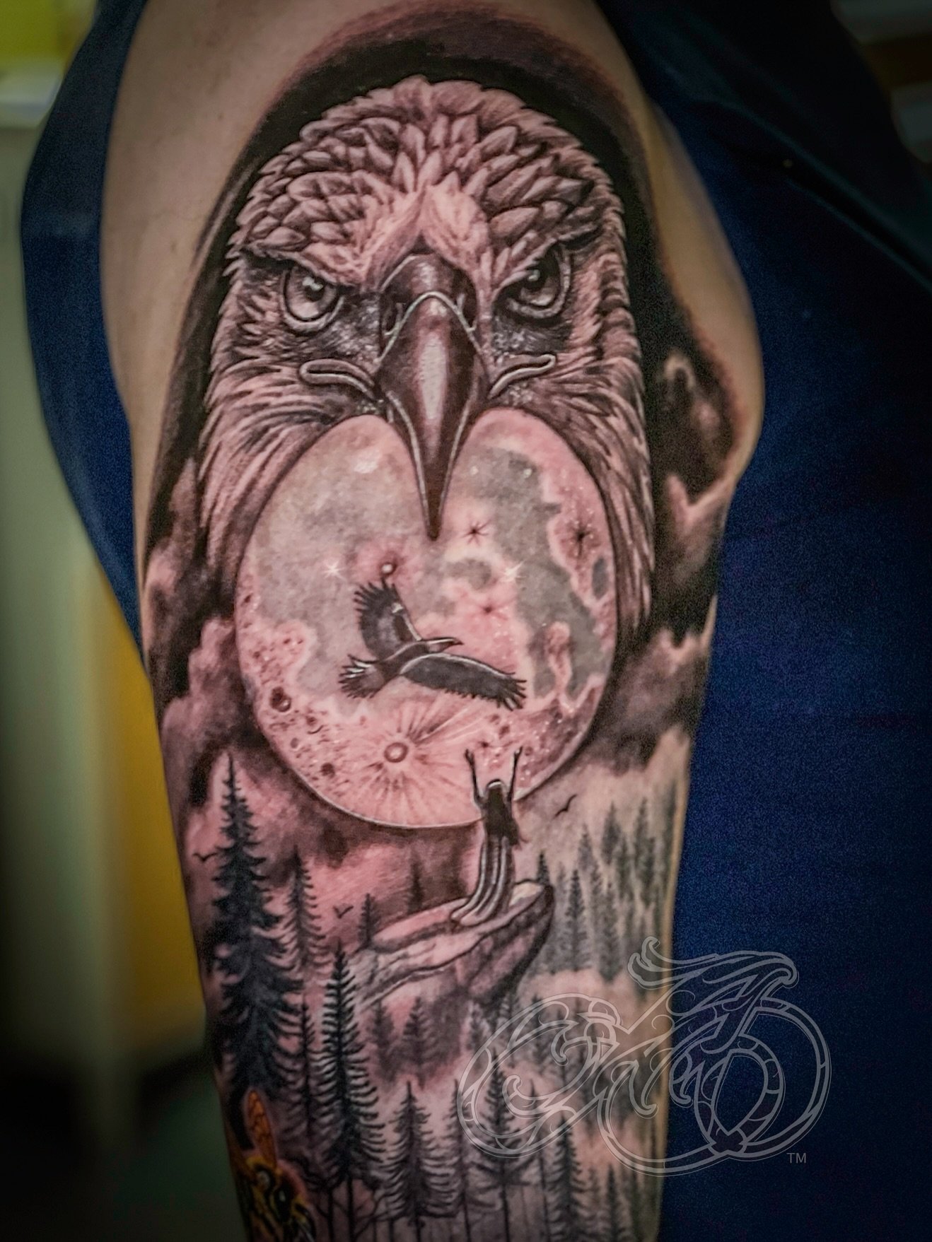 Another masterpiece&hellip;
.
We&rsquo;re ready for yours next.
.
.
Details within details. And some tiny color. Just beautiful 
.
Artist: @deadsoul.ink 
.
#alohasaltlaketattoos #realismtattoo #mountaintattoos
