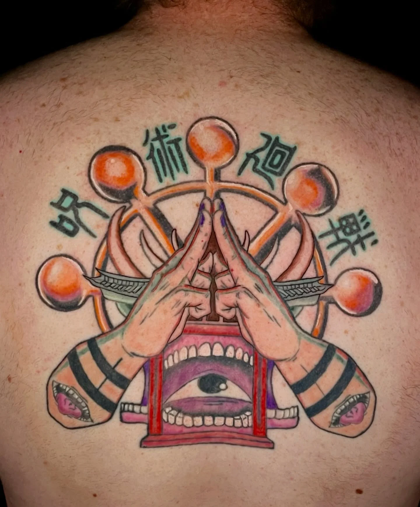 JJK Malevolent Shrine back tattoo 🔥
-
-Artist: @kevant13 👀
- Aloha Tattoos🌺📍
-Walk-ins welcome everyday✨
-
-
-
-
-
-
#animetattoo #animetattooartist #saltlaketattooartist #colortattoo #jjkmalevolentshrine