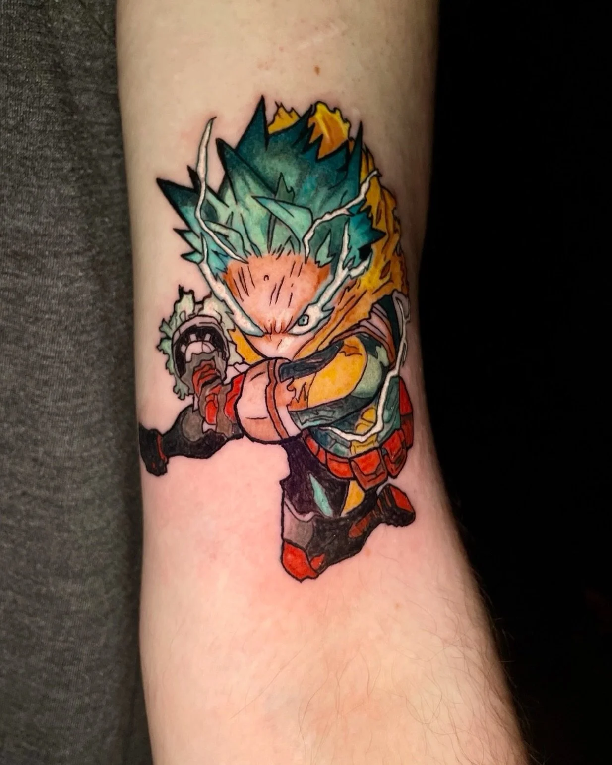 My Academia Deku tattoo🔥
-
-Artist: @kevant13 👀
- Aloha Tattoos🌺📍
-walk ins welcome everyday ✨
-
-
-
#animetattoo #animetattooartist #myheroacademia #dekutattoo #saltlaketattooartist