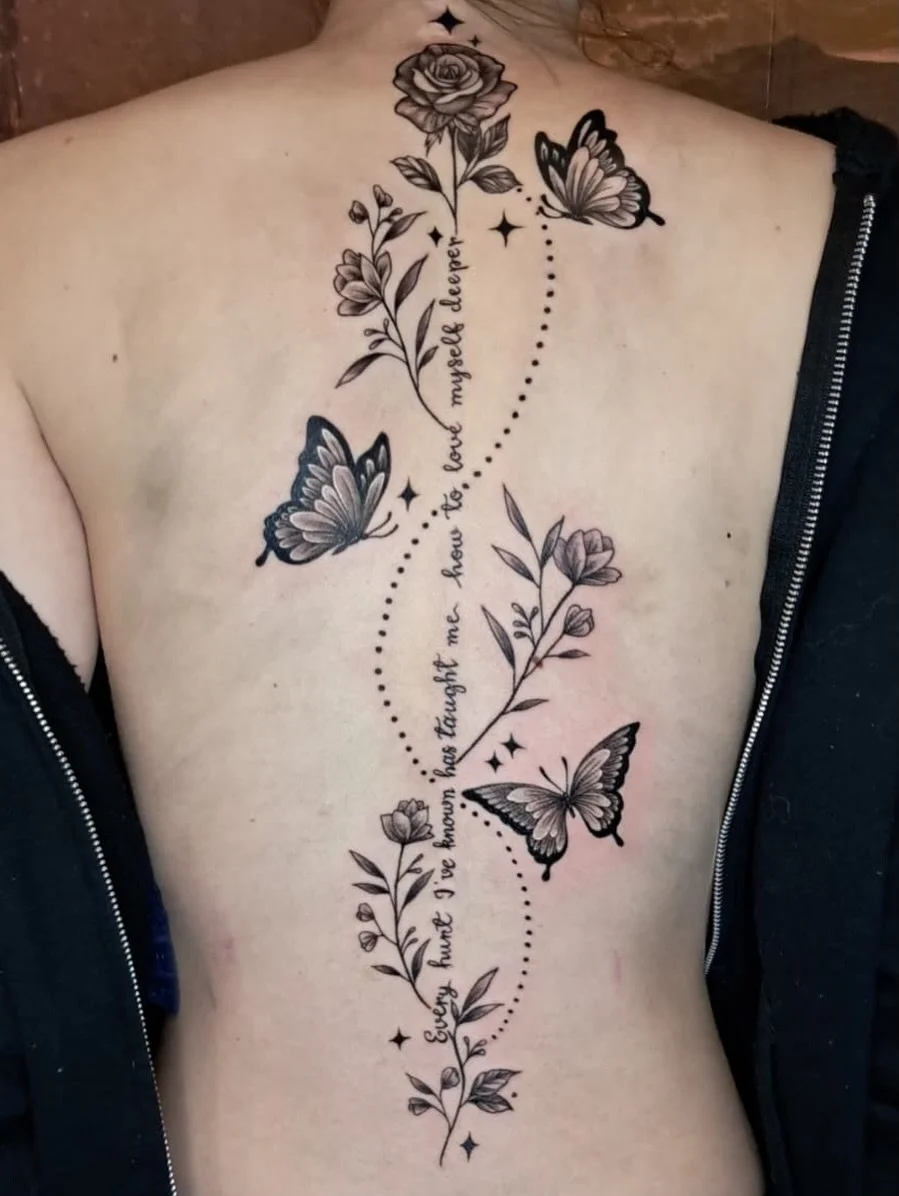 Spine Tattoo🦋✨
-
- Artist: @paul_tattoo.art 😍
- Aloha Tattoos🌺📍
- Walk ins welcome everyday ✨
-
-
-
#spinetattoo #rosetattoo #buterflytattoo #saltlaketattooartist #insperationaltattoos
