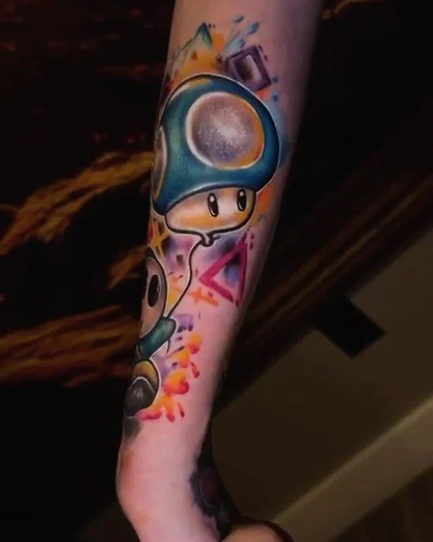 Brought life to an old piece😍
-swipe to see more-

- Artist: @paul_tattoo.art 🤙
- Aloha Tattoos 📍🌴
- Walk in and Appointment Availability Daily✨
- AfterPay Available ✨
-
-
-
-
-
#colortattoos #reworktattoo #saltlakecitytattooartist #cartoontattoo