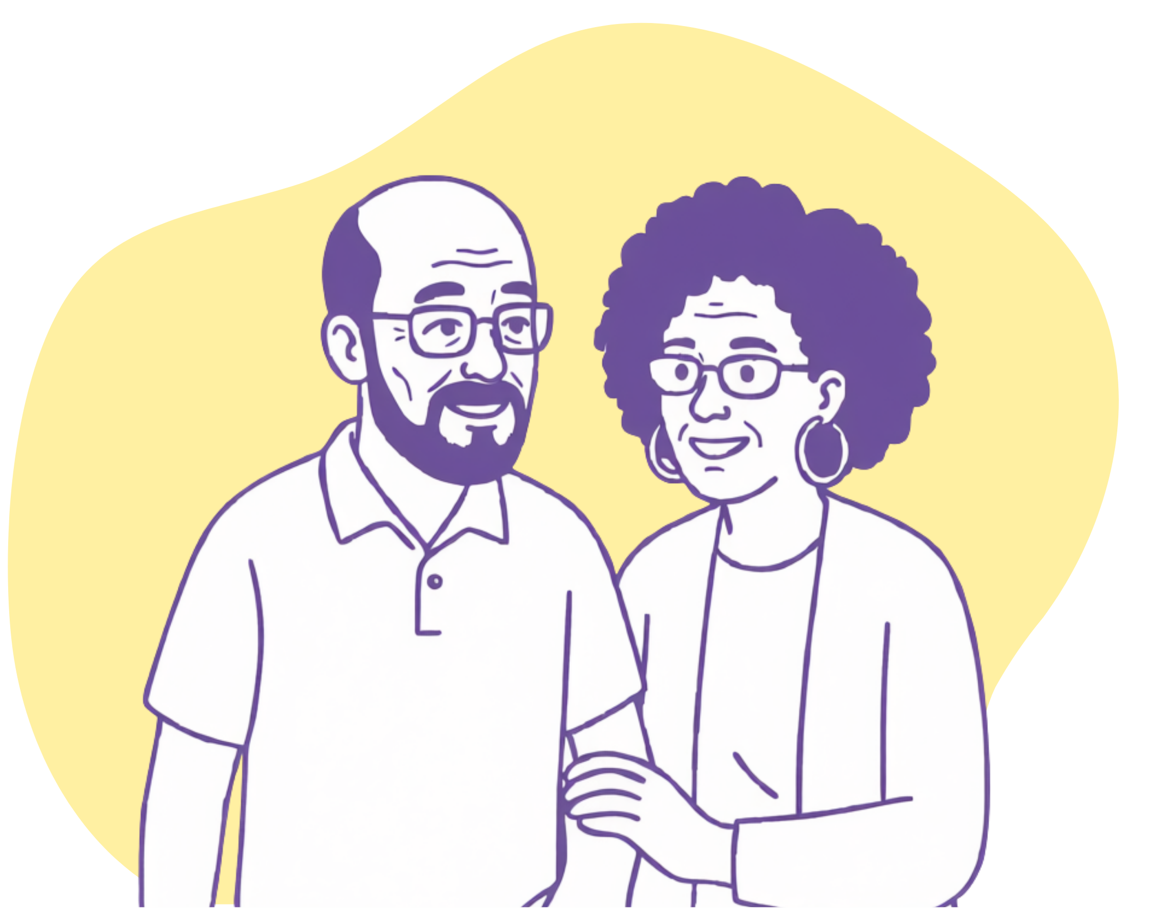 couple holding hands