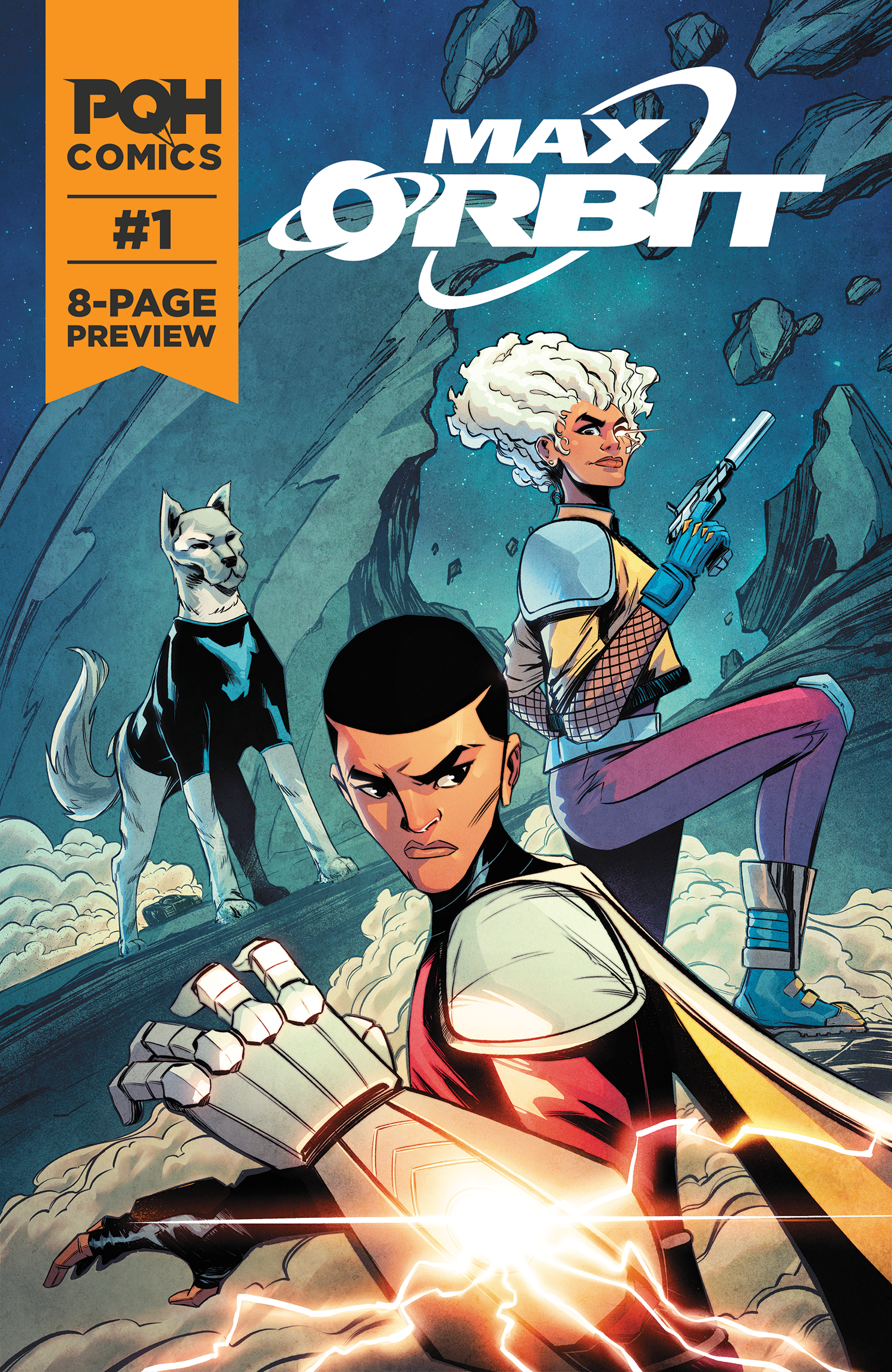 MAX ORBIT 8-Page Preview (Black & White)