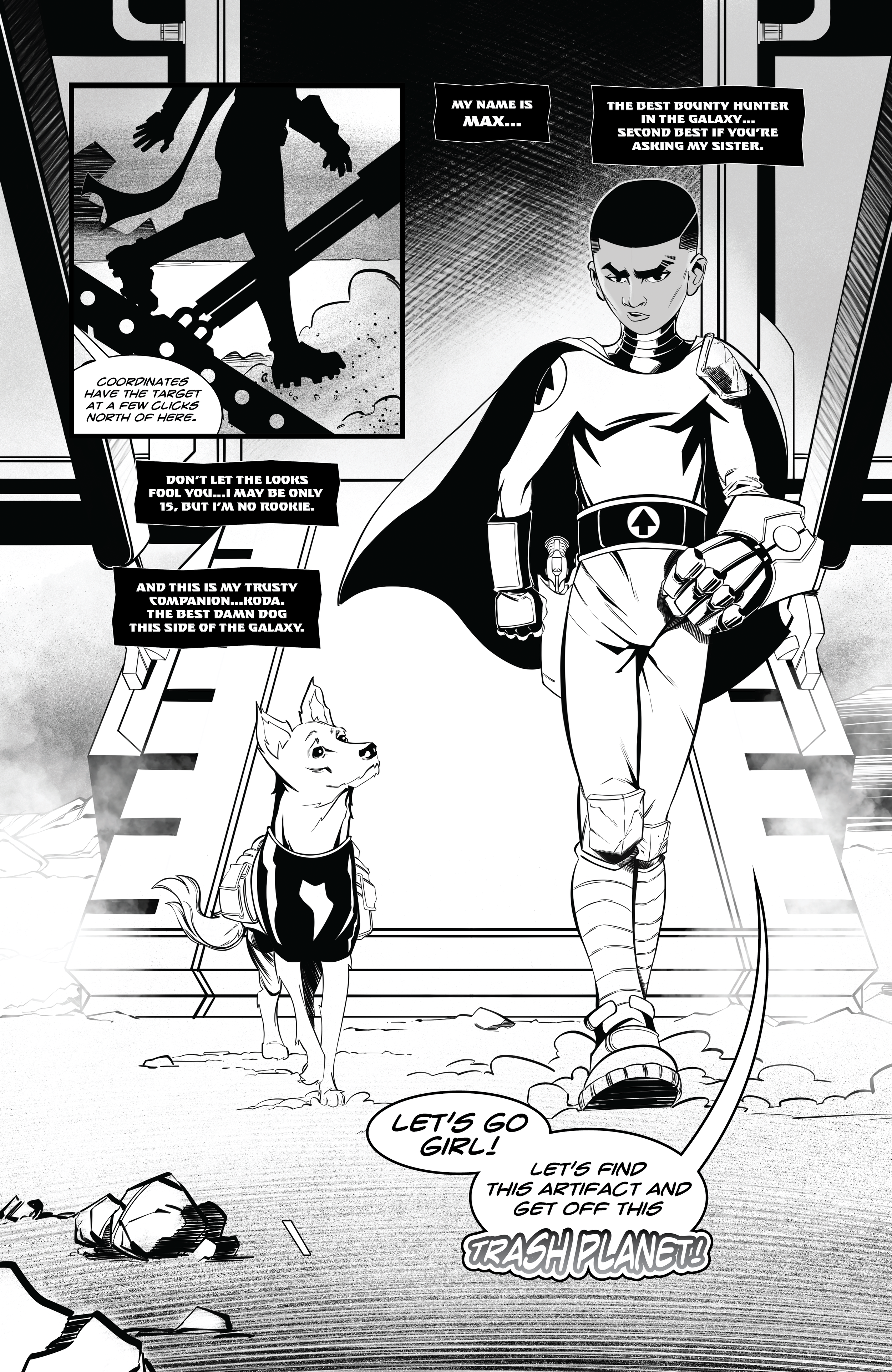 MAX ORBIT ISSUE #1 PAGE 2