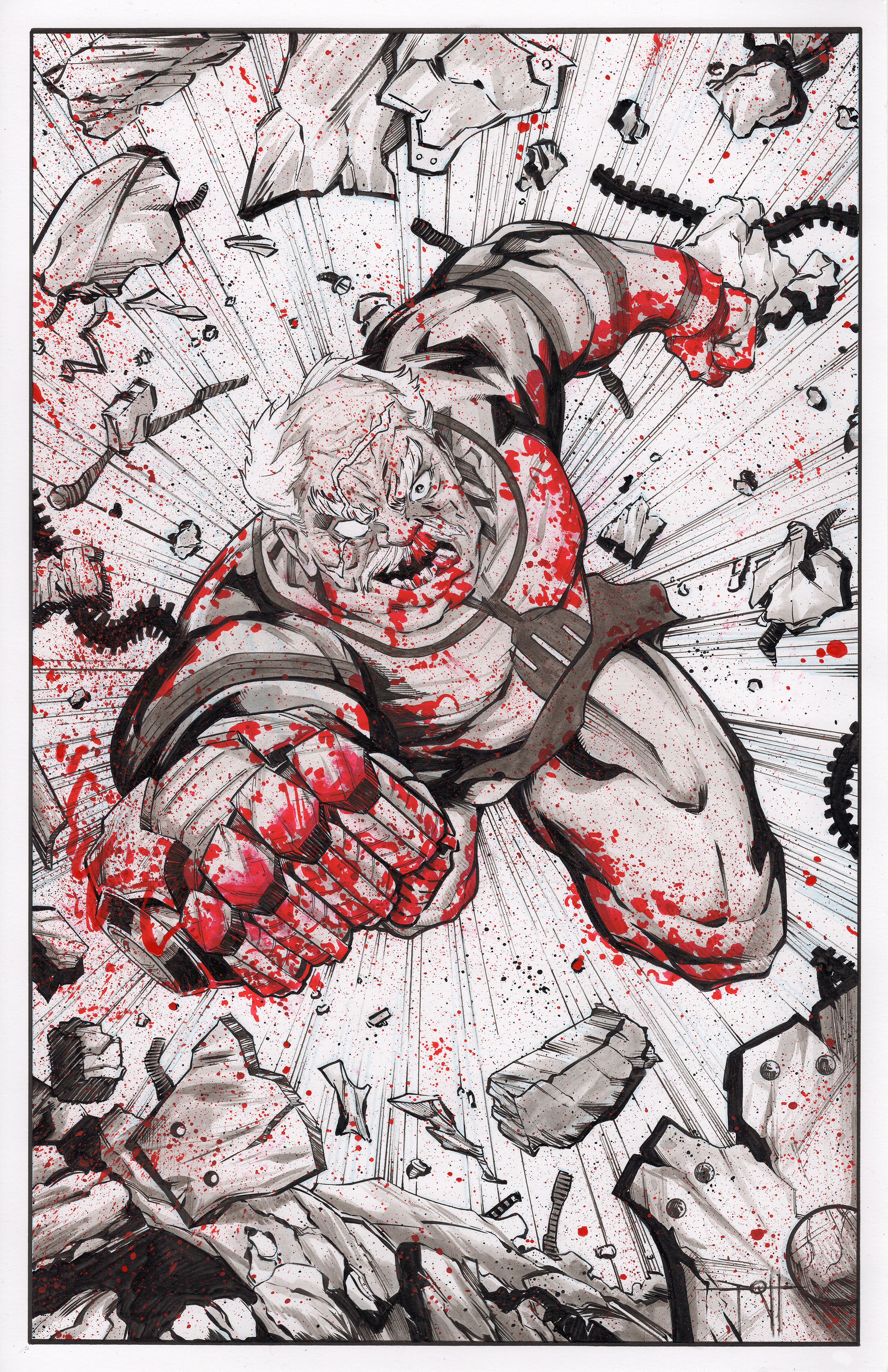 *SOLD* CONQUEST 11 x 17 Original Art