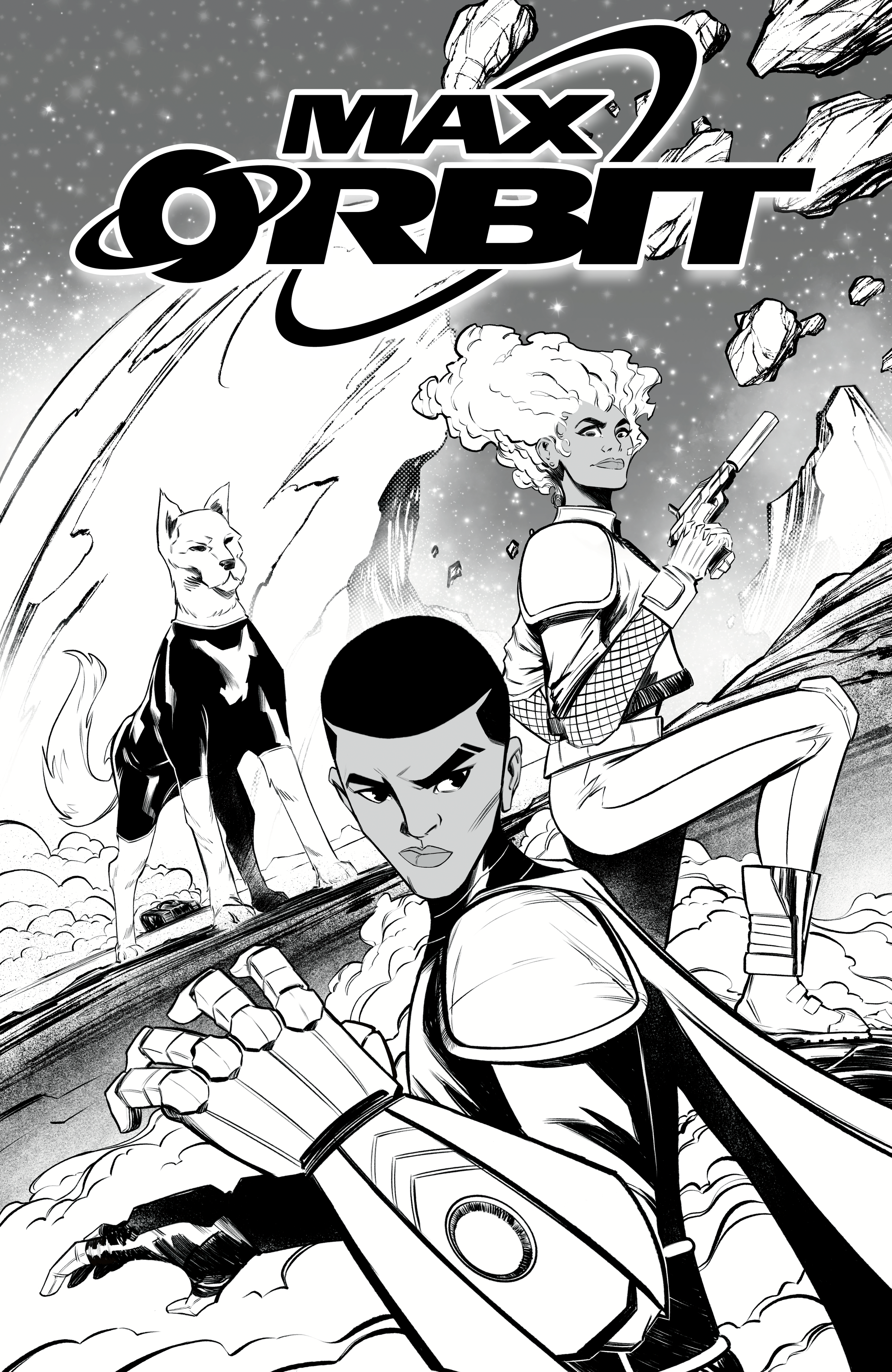 MAX ORBIT ISSUE #1 COVER