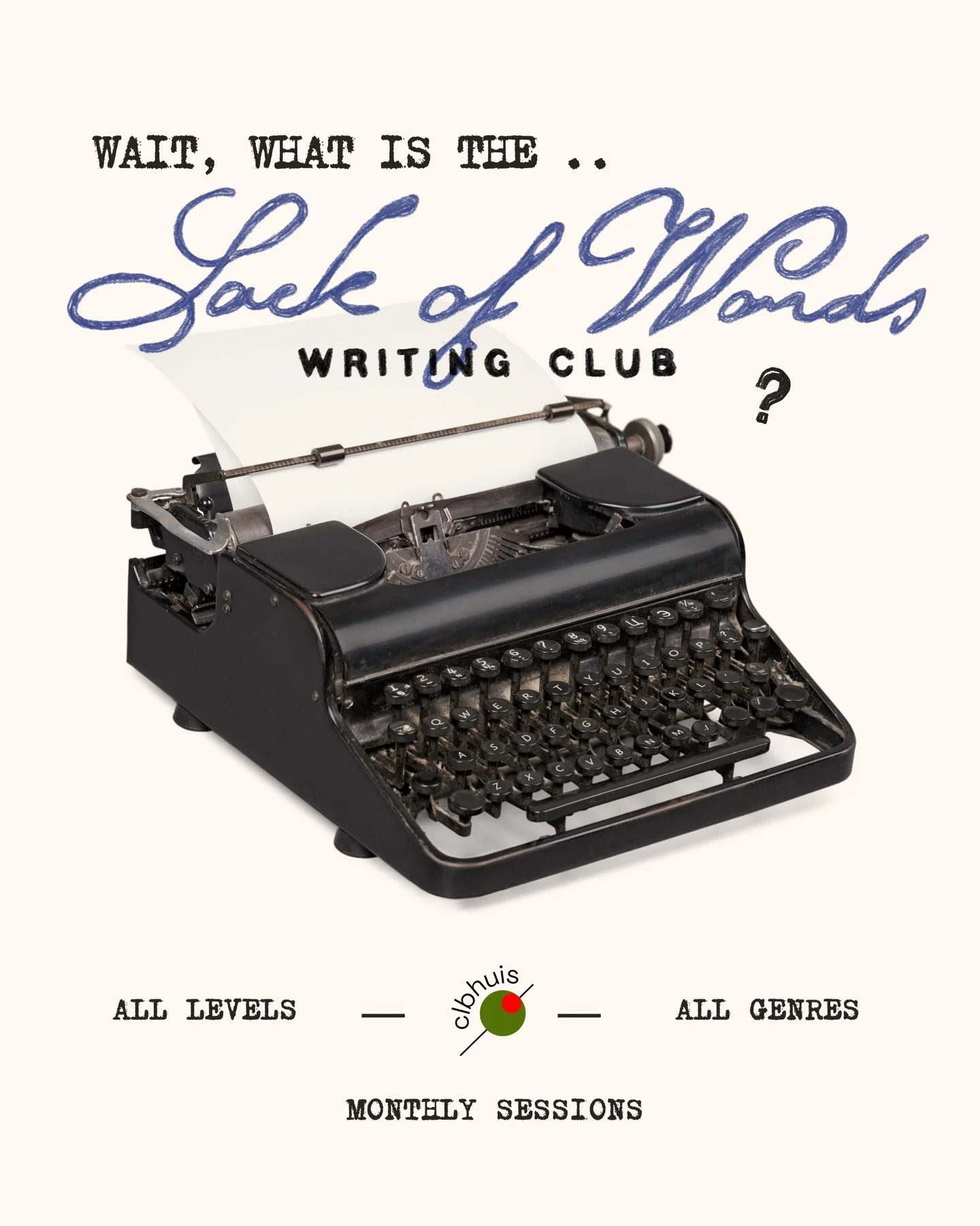 Wait, what is the Lack of Words writing club?? 

Join our next monthly session, link in bio ✍️💕 open to all levels and genres. See you soon!