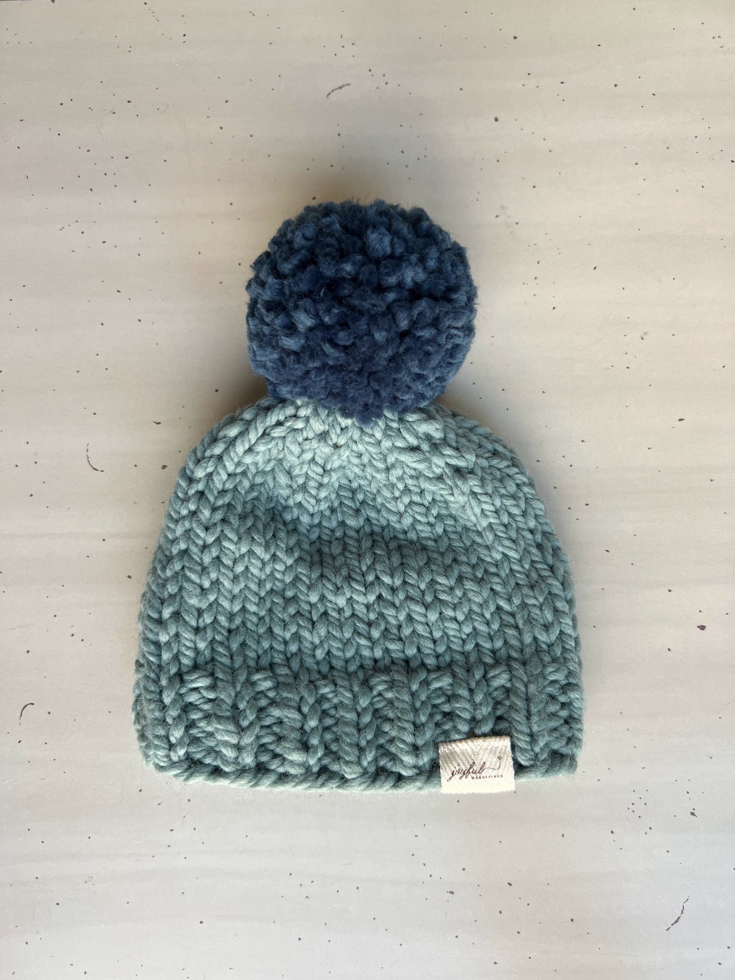 Blue Tones Baby Hat