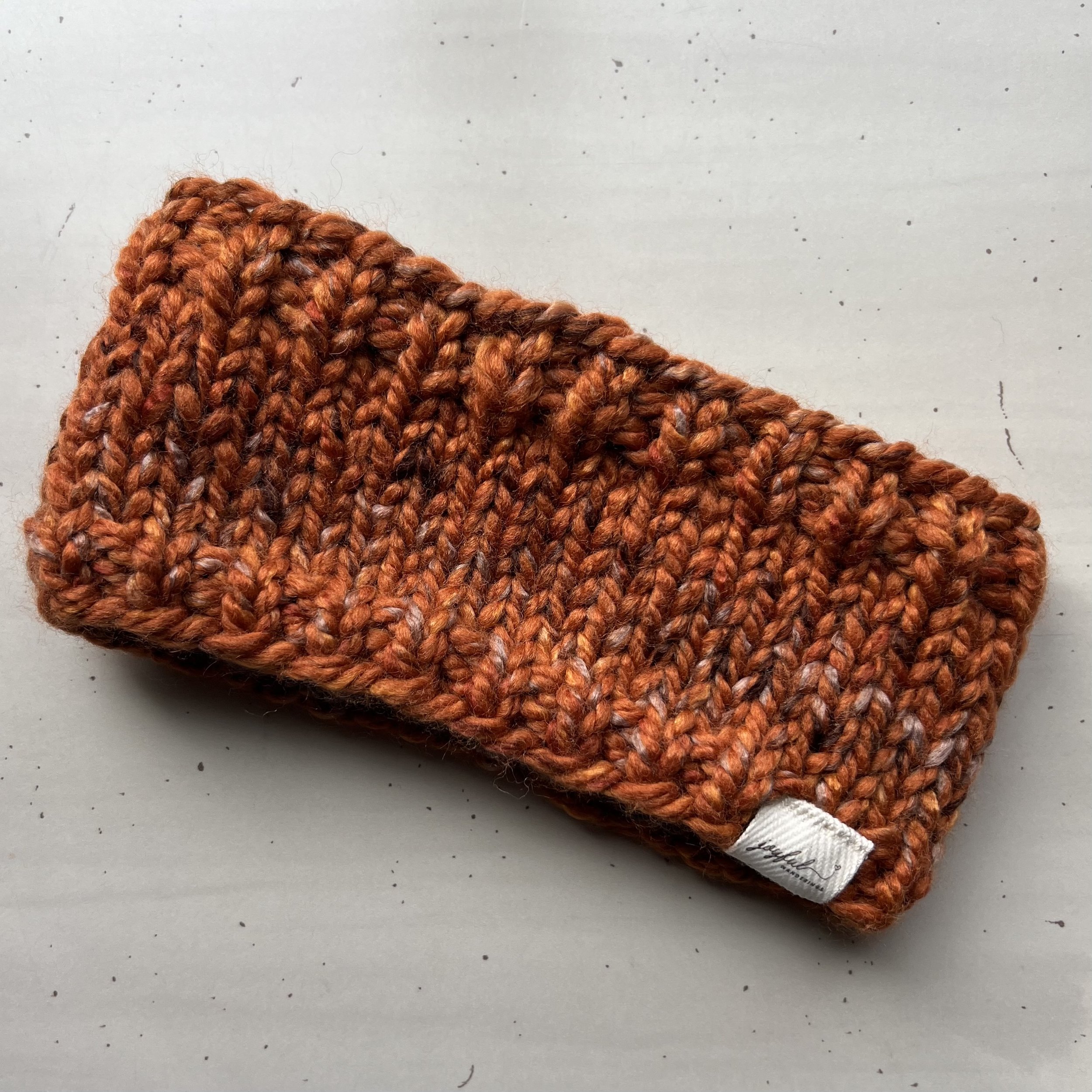 Fall Leaves Knit Headband