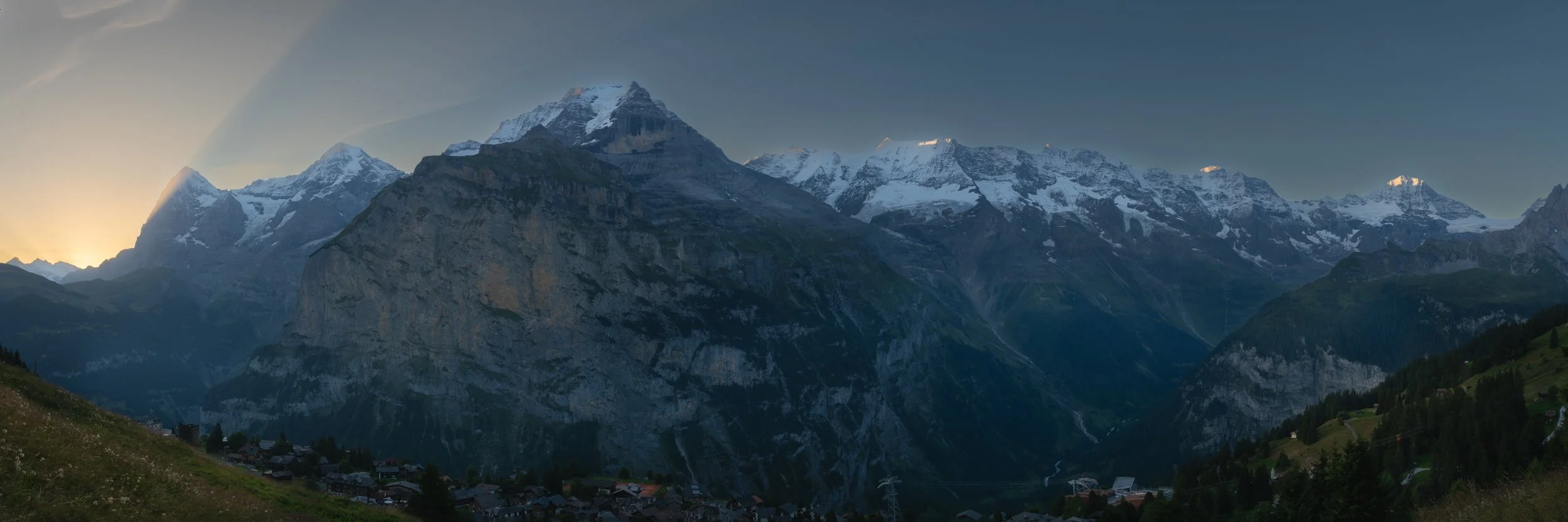 Sunrise Over Mürren