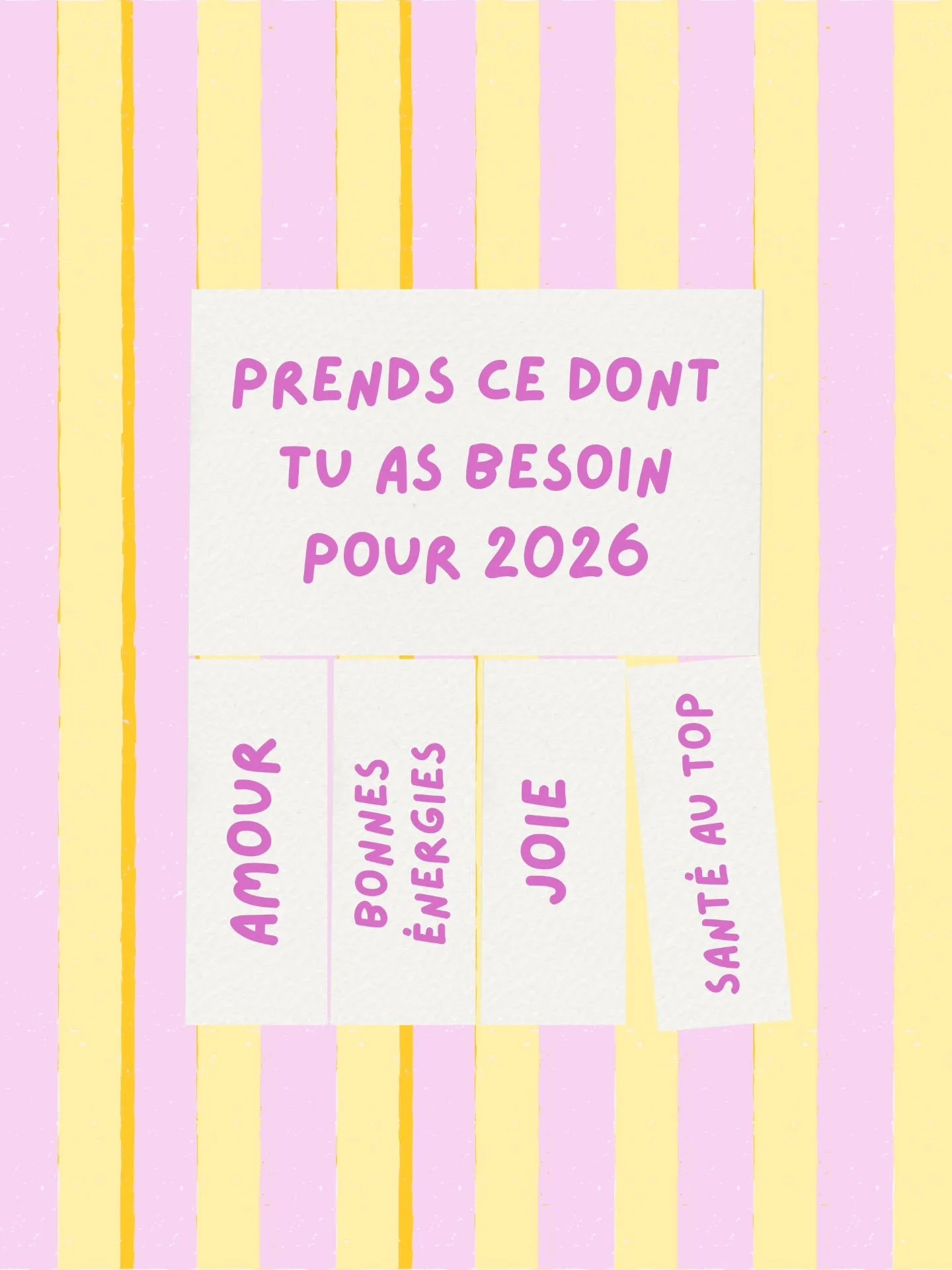 Hey 2026 ! ✨
Qui se r&eacute;jouit comme moi d'&ecirc;tre en 2026 ?

J'adore les commencements.
Les pages blanches.
Les nouveaut&eacute;s.

Alors je saisis cette rentr&eacute;e 2026 pour poser de belles bases :
- de bonnes routines,
- des choix align