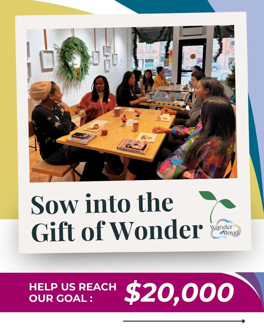 ✨Wonder Aloud accompanies people on their journeys toward spiritual wholeness through sacred curiosity, compassionate care, and contemplative prayer. Together, we are cultivating a community where people are supported in listening for God, tending to