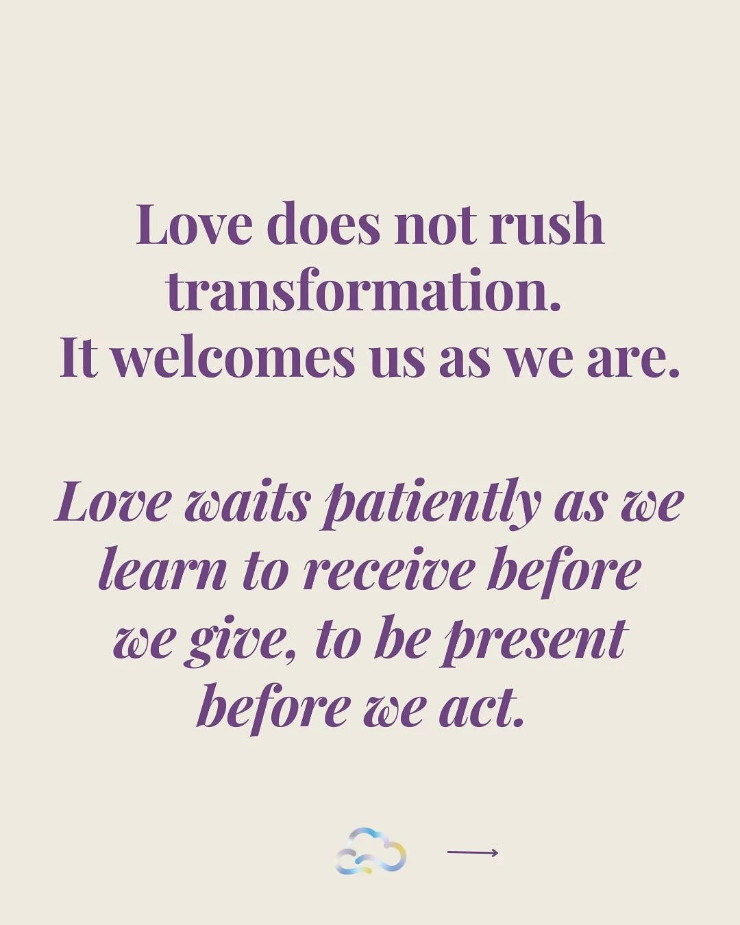 Advent invites us to prepare for Love made flesh.
Not as an abstract idea, but as a presence that longs to dwell within us.

Love asks something of us before it moves outward.
It asks us to turn inward.
To notice what we carry.
To become honest about