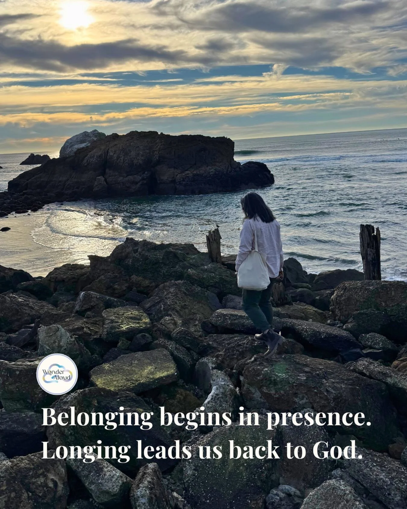 ✨Belonging begins in presence.
Longing leads us back to God.

&ldquo;Where can I go from your Spirit?
Where can I flee from your presence?
If I go up to the heavens, you are there;
If I make my bed in the depths, you are there.
If I rise on the wings