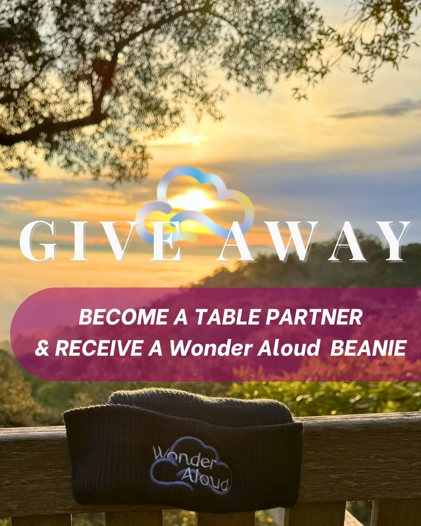 🎁 ✨A GIFT FOR YOU 🎁 ✨

As a small token of our deep appreciation, we are offering a custom Wonder Aloud beanie to thank those who commit to monthly partnership.
.
Your monthly partnership affirms God has reserved space at the table for all to acces