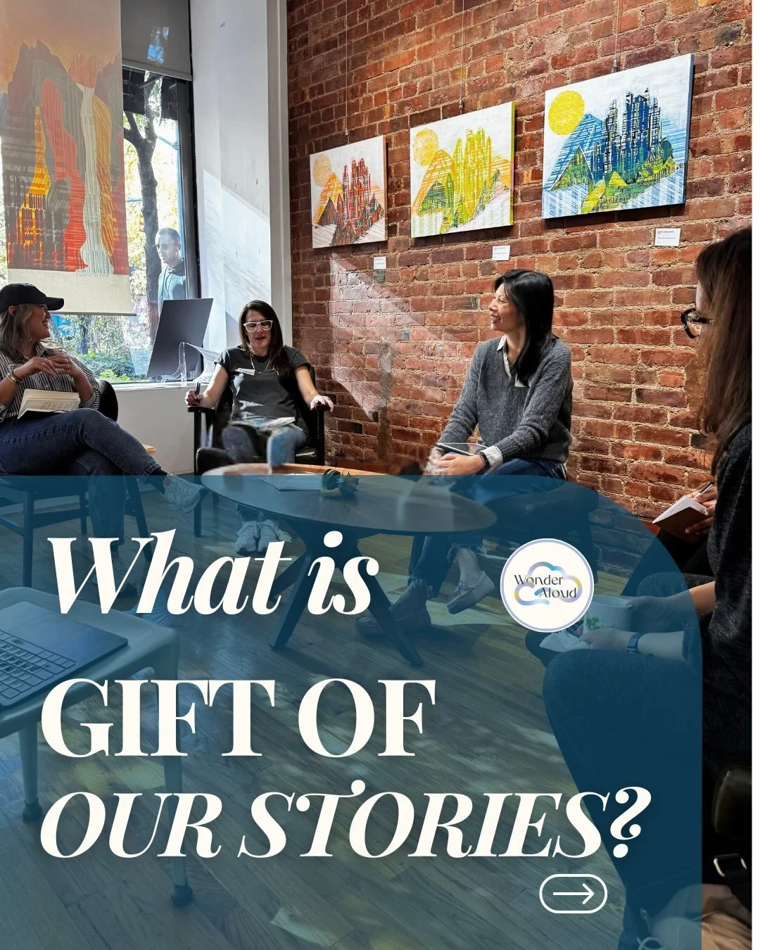 ✨Some of the most sacred moments happen when we slow down long enough to hear the quiet voice of God meeting us in Scripture, and the living voice of God moving through one another&rsquo;s stories.

Gift of Our Stories is that kind of space.

What fe