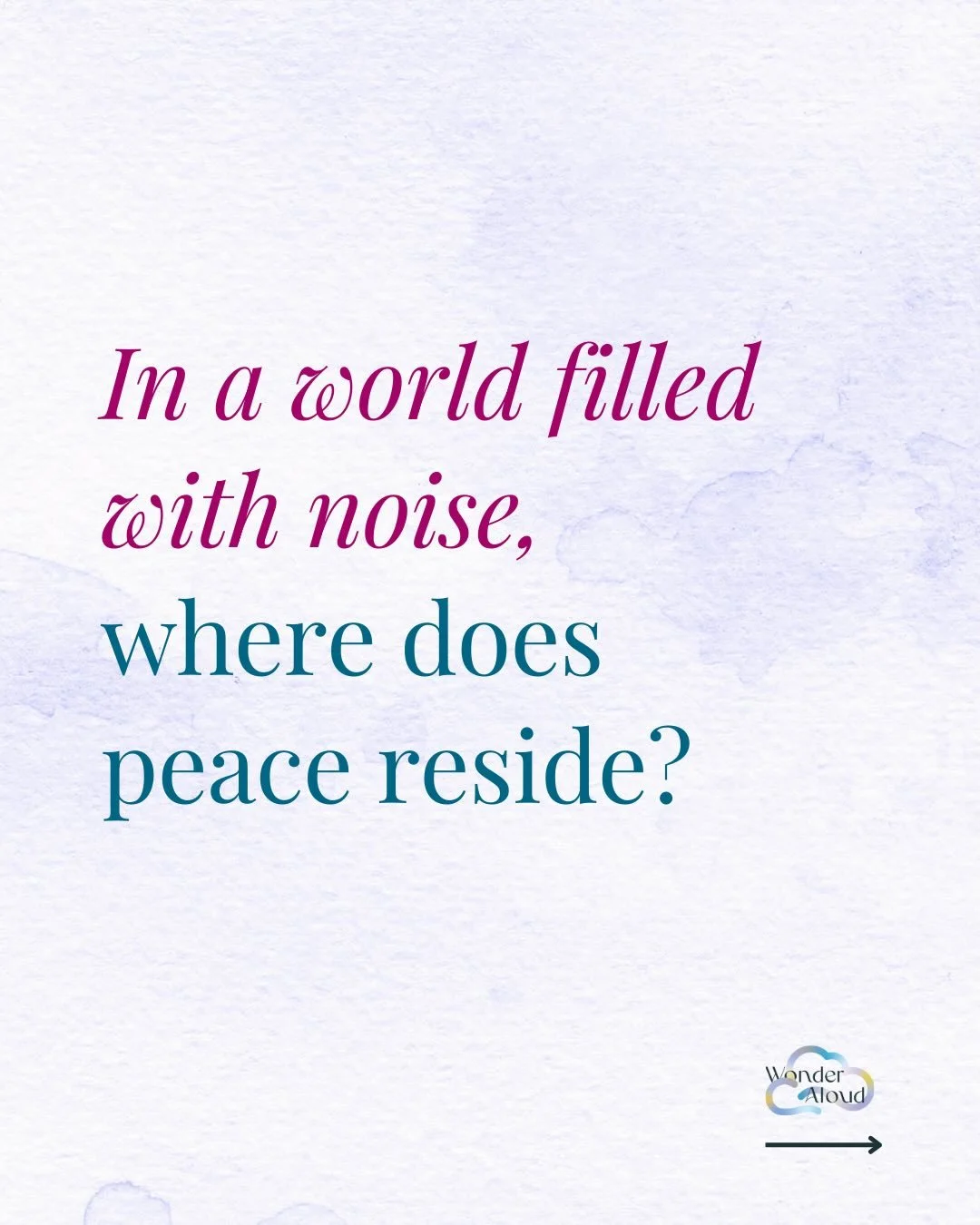 ✨In a world filled with noise, where does peace reside? 

Peace I leave with you, my peace I give unto you: not as the world giveth, give I unto you. Let not your heart be troubled, neither let it be afraid. - John 14:27

✨ Join us for a sacred rhyth