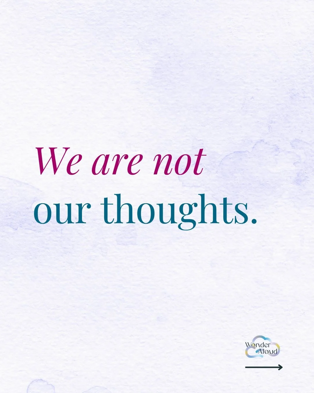 ✨We are not our thoughts. As we enter into the week let&rsquo;s make space to notice, breathe, and turn our minds toward God&rsquo;s thoughts and ways for us.

A small contemplative pause for the soul.

✨We invite you to join us to a sacred rhythm of