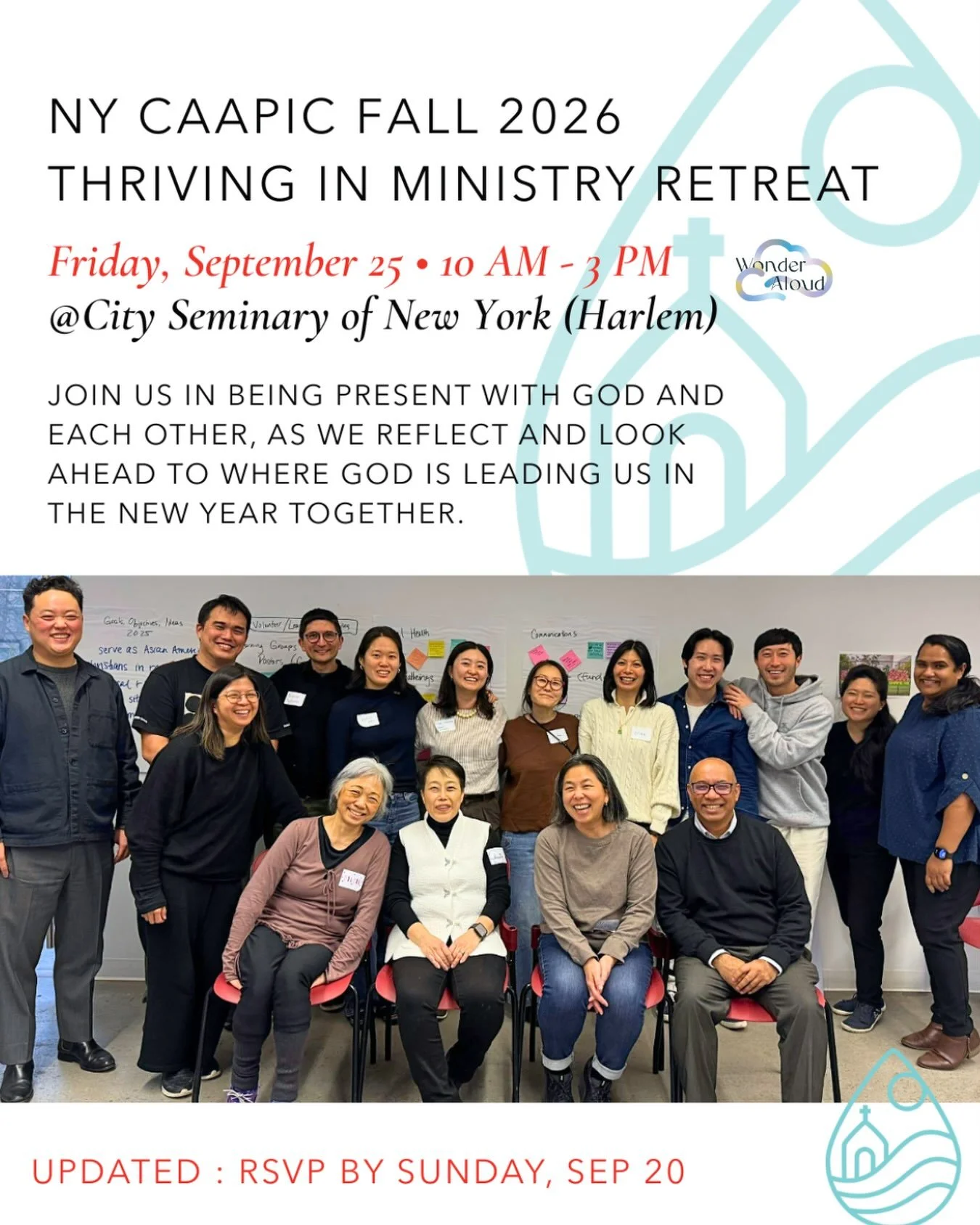 ✨In collaboration with NY CAAPIC and City Seminary of NY, join us for a day to pause, reflect on, and celebrate where God has taken the community and coalition of AAPI Christians in New York City. 

Be present with God and each other as we pray, fell