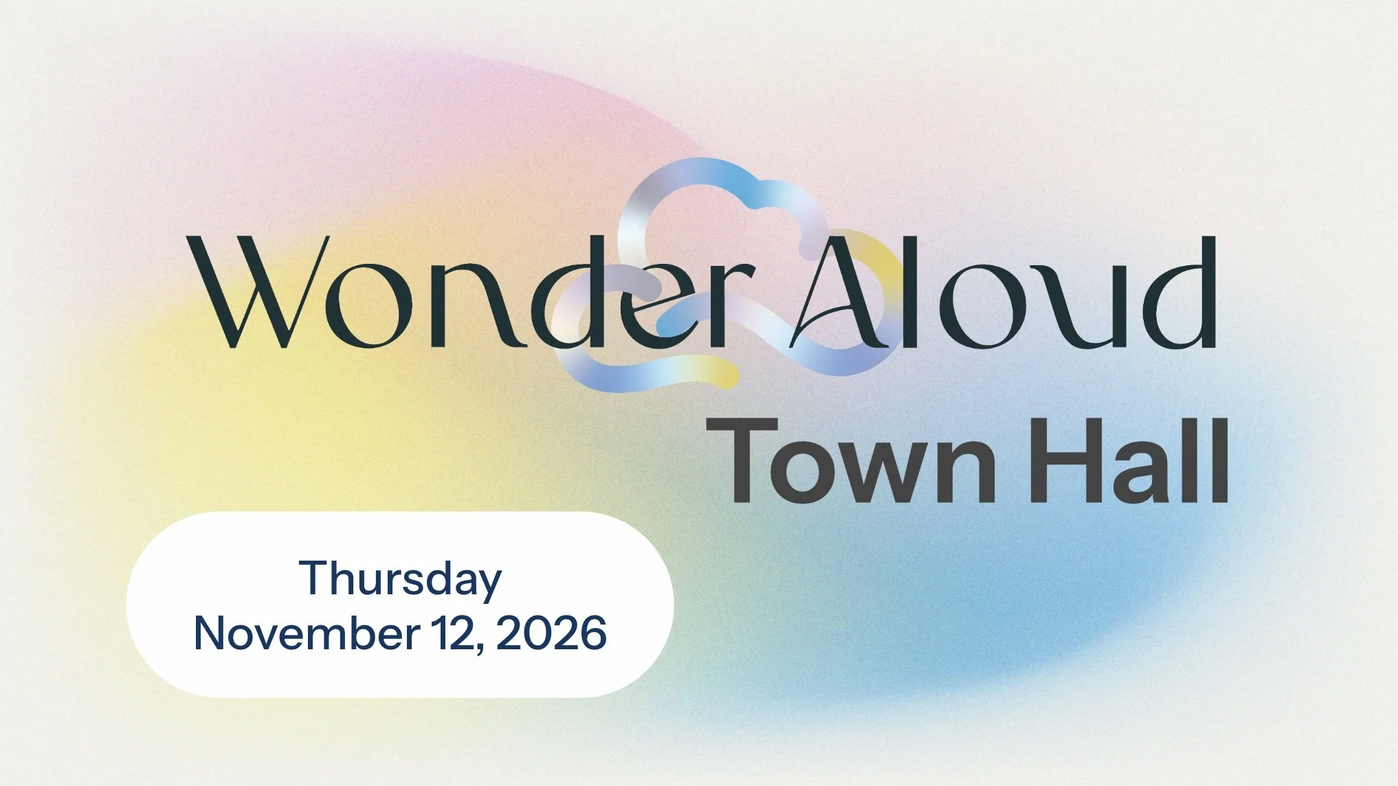 Wonder Aloud Town Hall Meeting @ ZOOM
