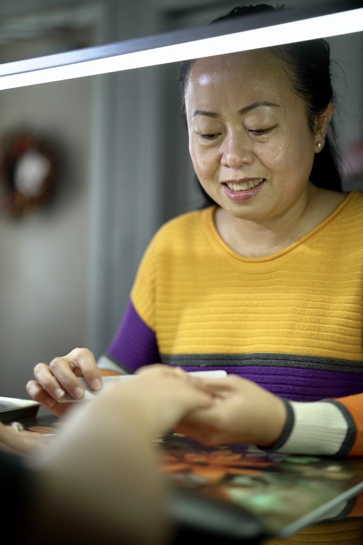 Dieu, aesthetician at Pure Bliss Massage & Day Spa in Sundre